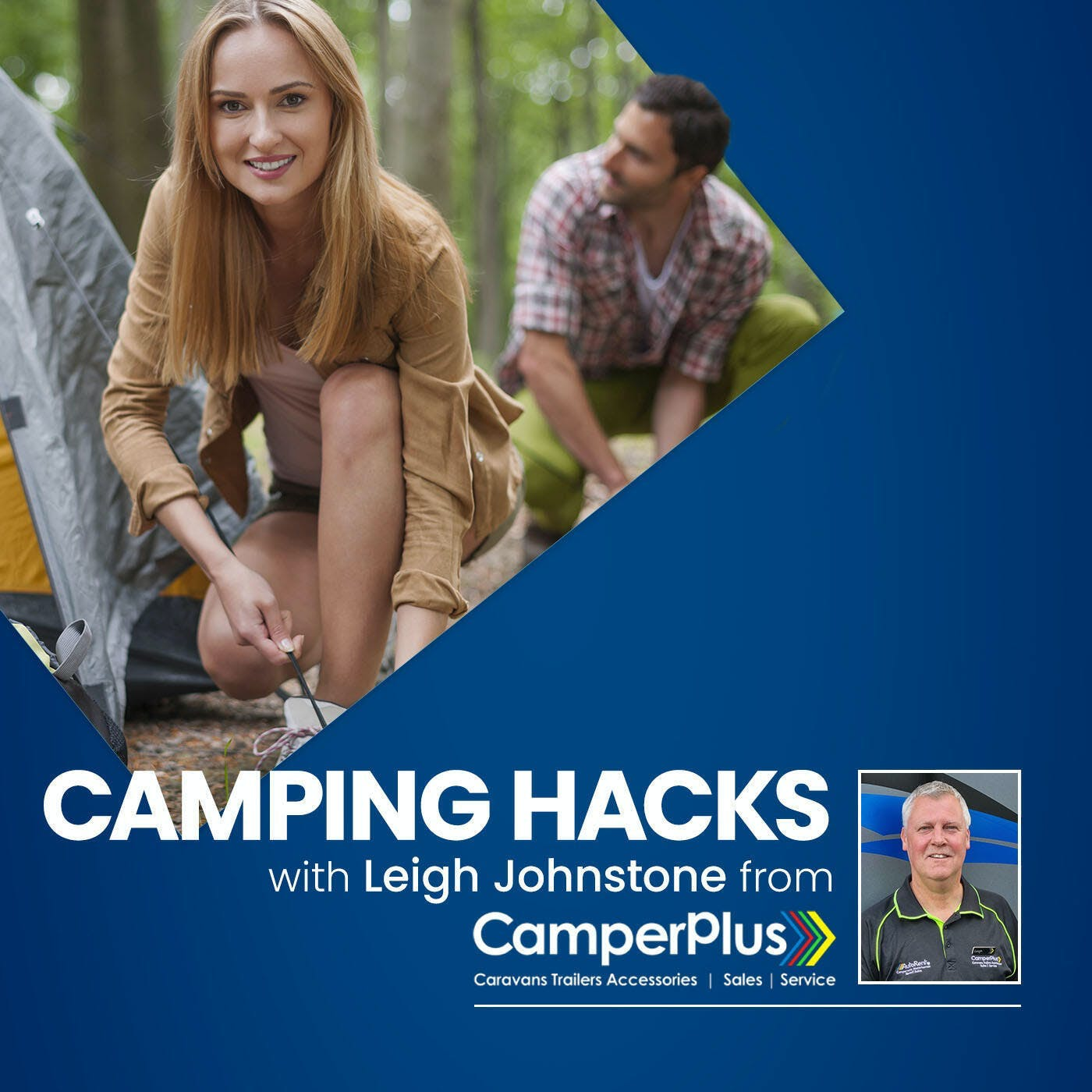 Camping Hacks with Leigh Johnstone from Camper Plus episode artwork