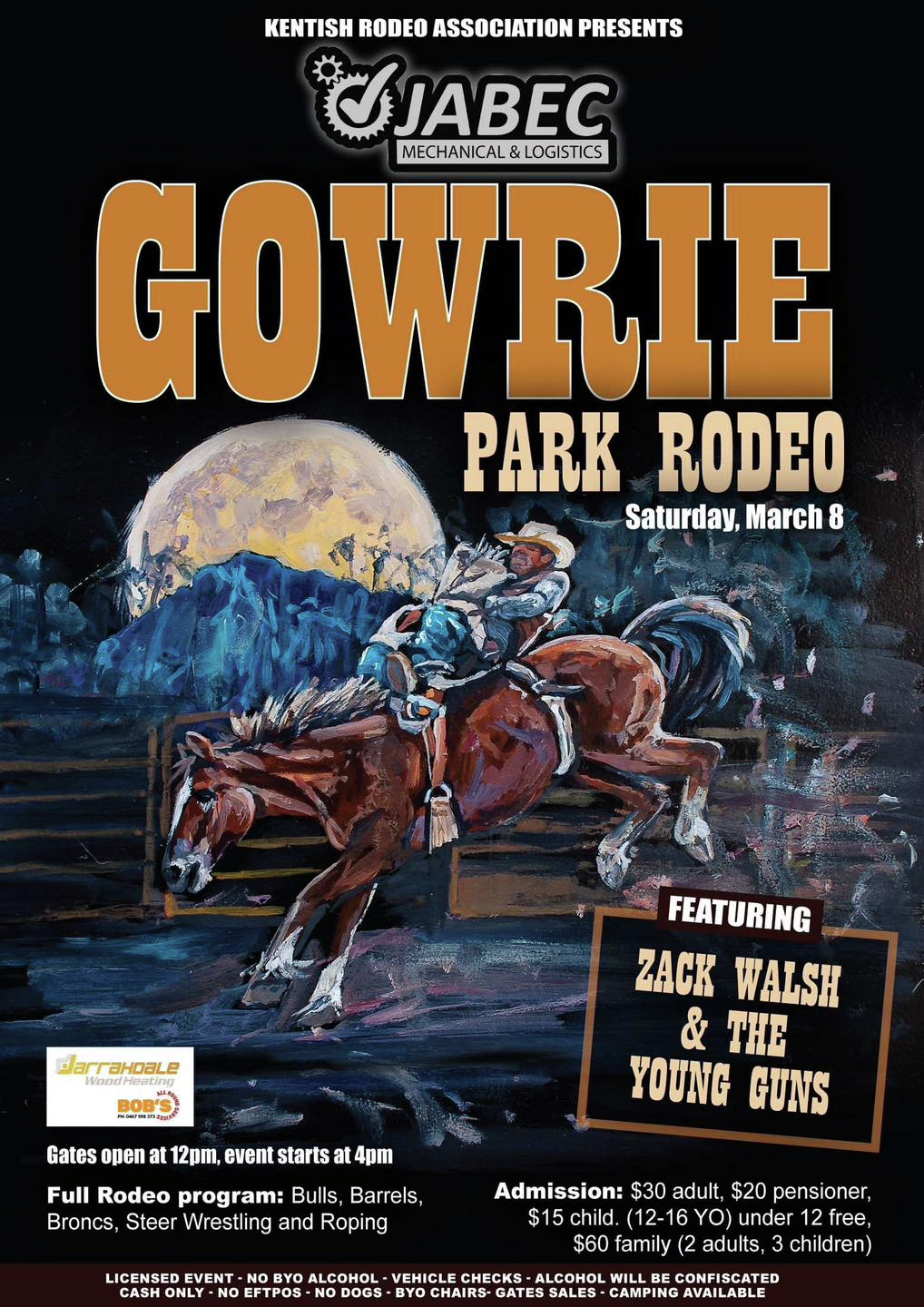 Darren Kerwin- Gowrie Park Rodeo Mick Wylie episode artwork