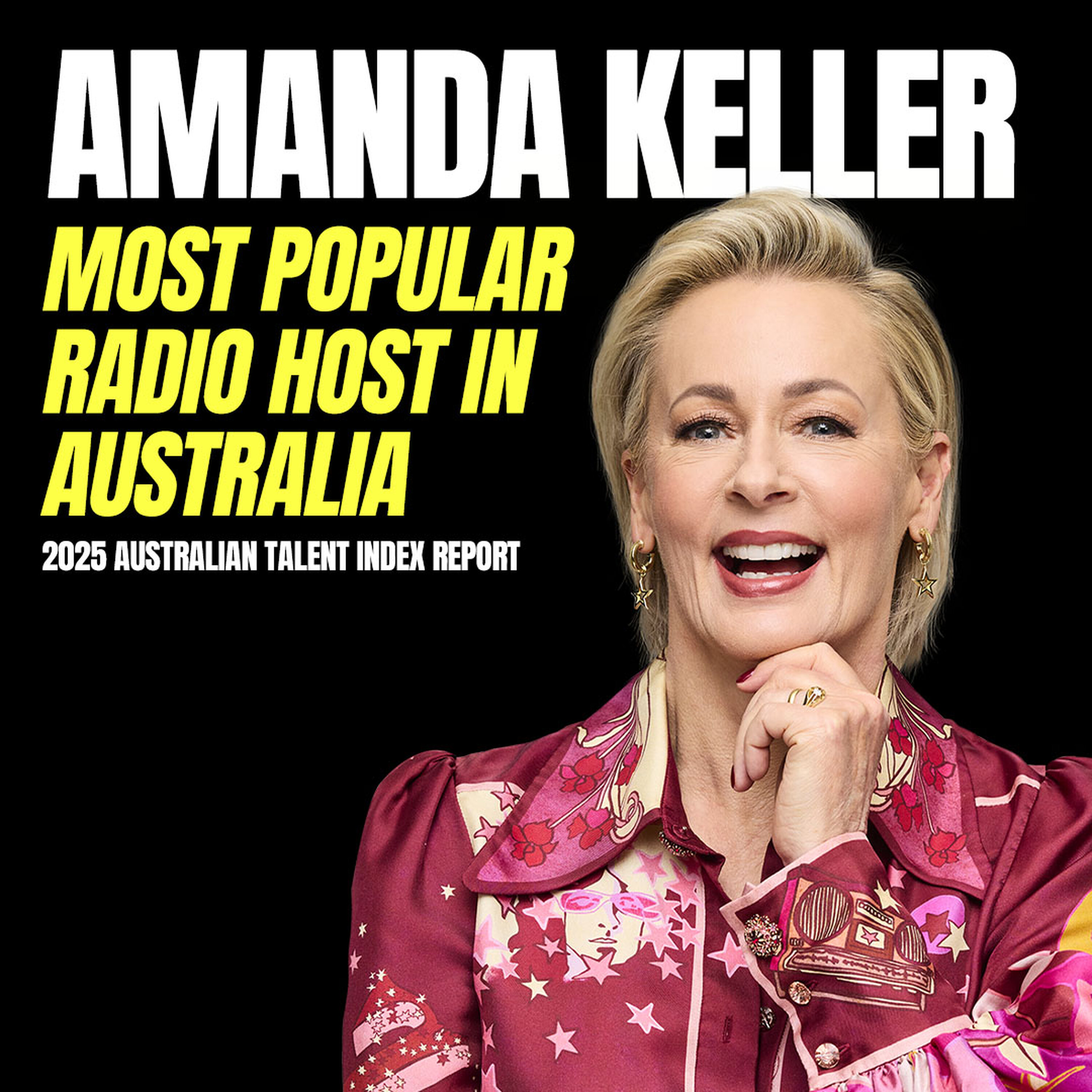 ❤️ Amanda Keller Named 'Most Popular Radio Host In Australia'!