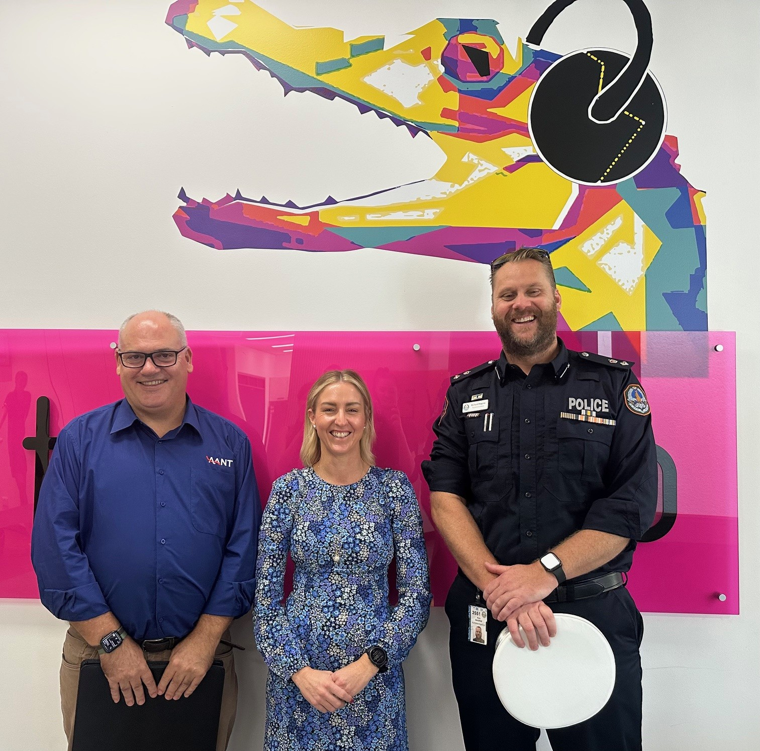 Superintendent Rick Magree and AANT CEO Simon Matthias say a record 5,000 students will take part in the NT’s biggest road safety event called Street Smart High on Thursday, which involves a car crash simulation and victims sharing their stories