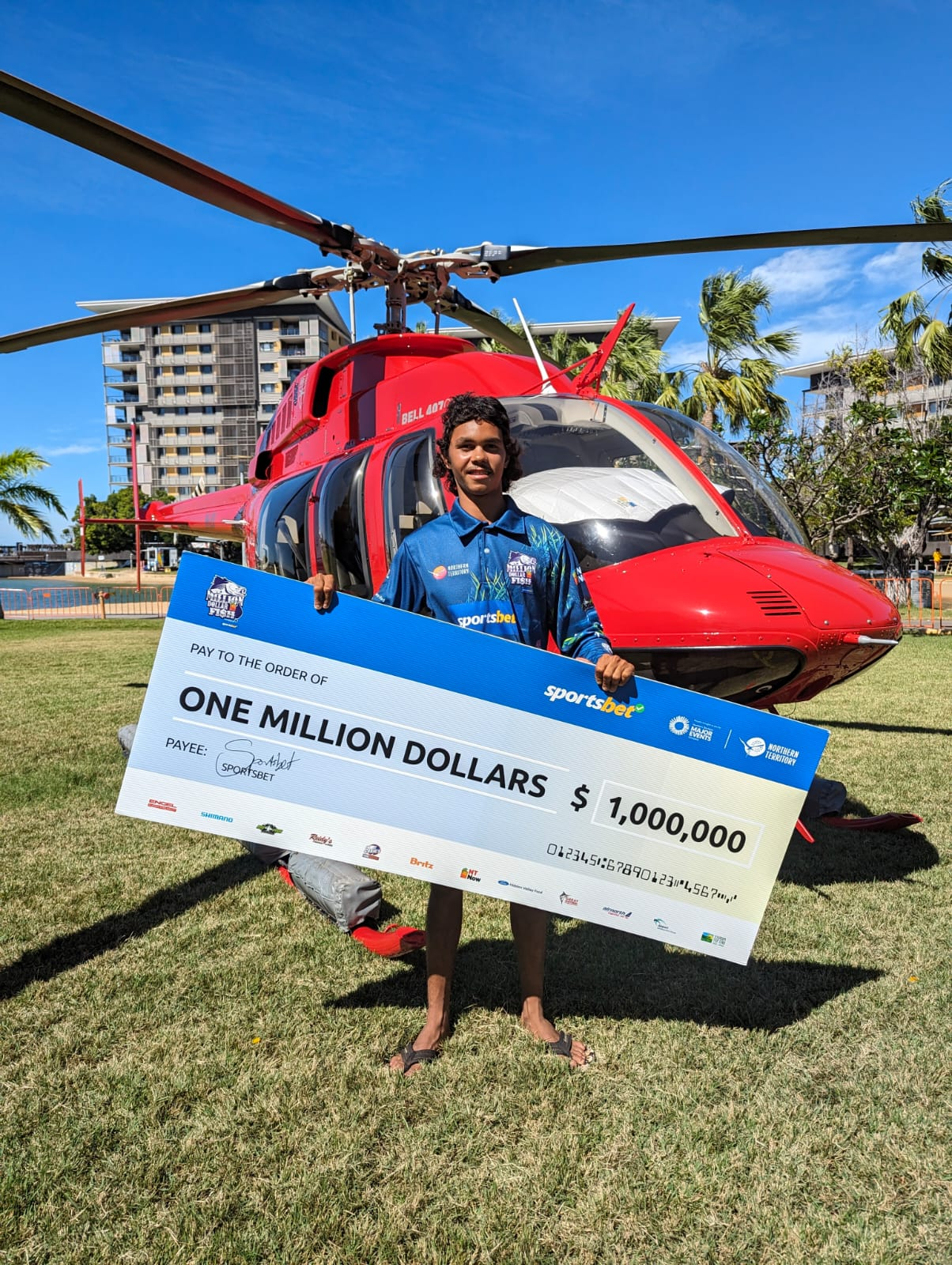 Million Dollar Fish winner Keegan Payne tells Katie Woolf he was fishing with his mate and sister when he reeled in the prize-winning barra and plans to buy a boat and cruiser