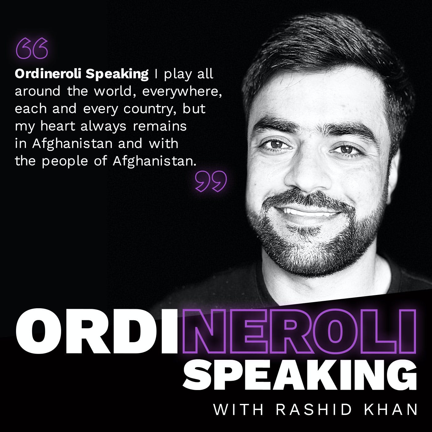 Rashid Khan - Ordineroli Speaking