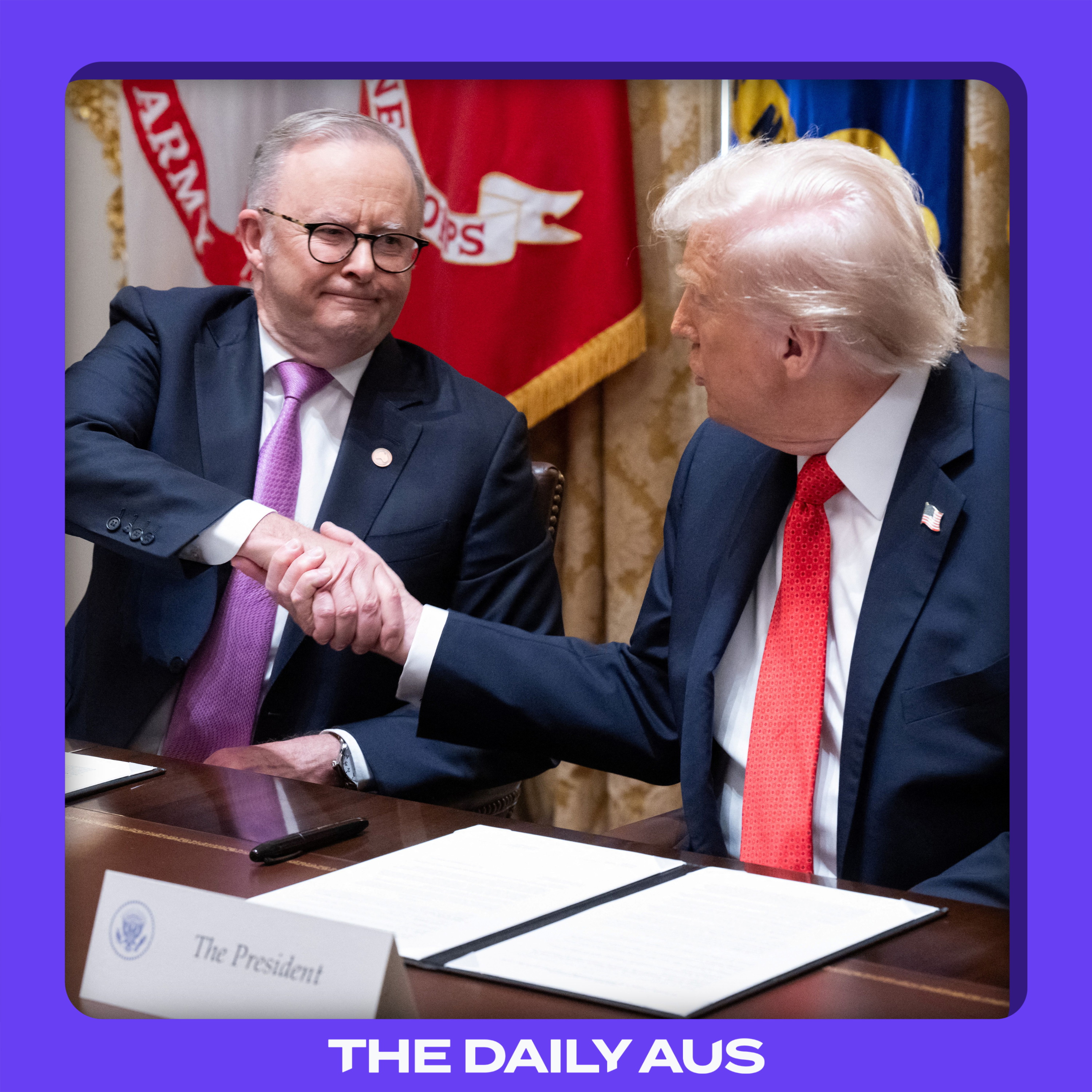 Albanese's first meeting with Trump