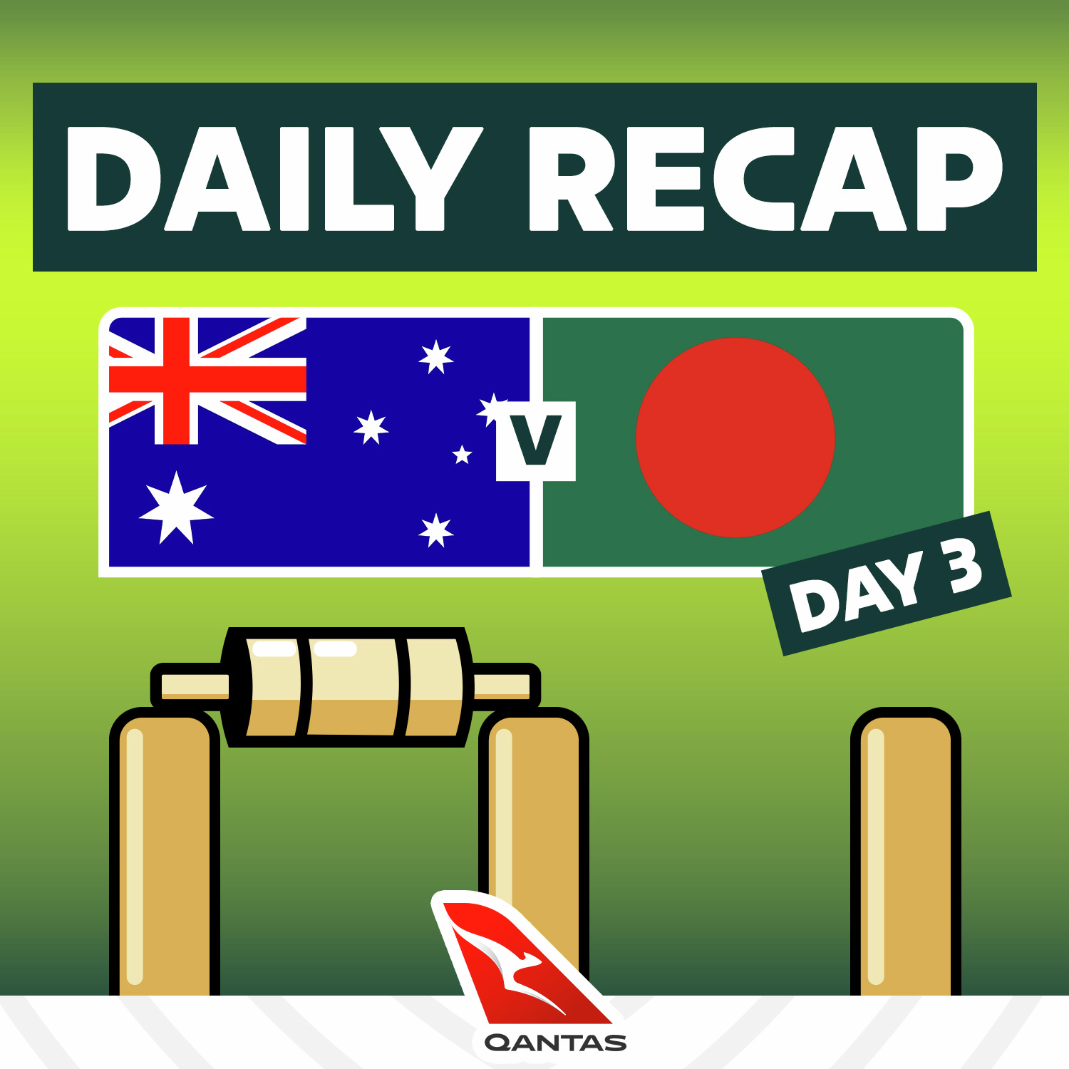 Darwin Day 3: Green's bail bonanza, Mehidy's stroke of genius episode artwork