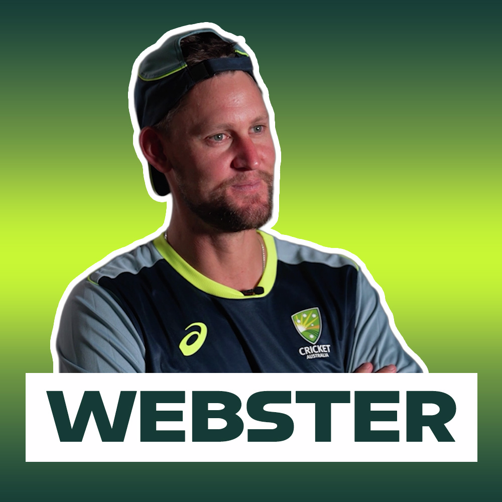 The golden advice from Webster’s wife that resulted in a Baggy Green