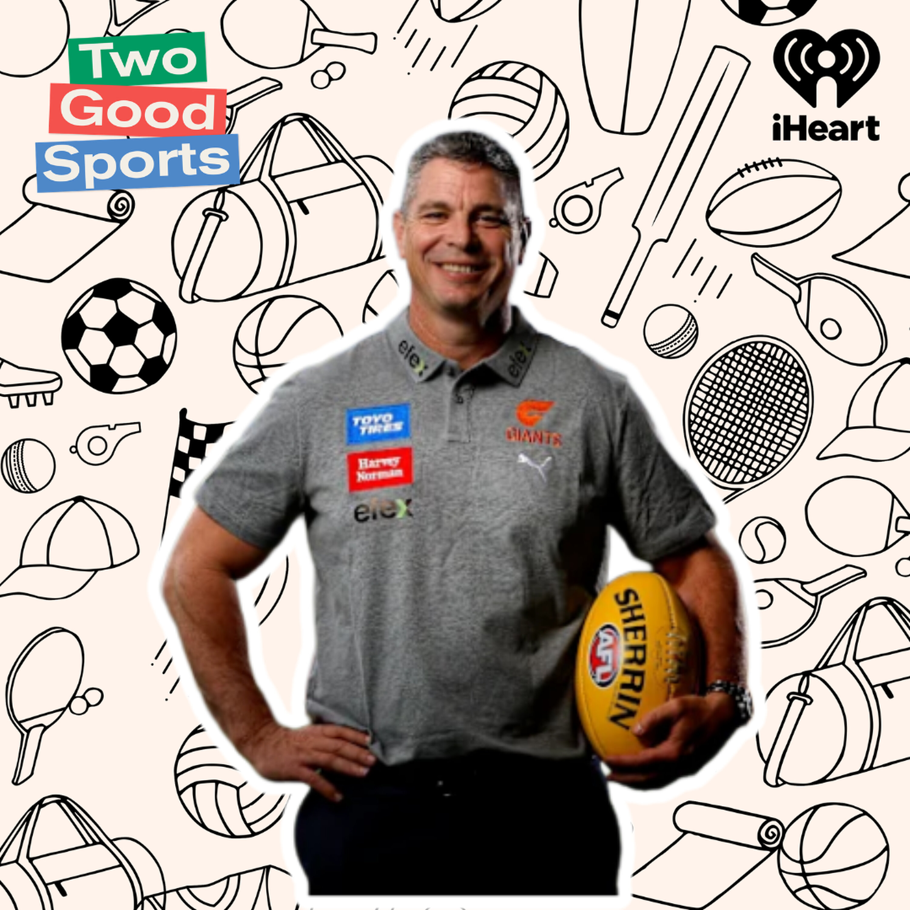 GWS Giants coach Adam Kingsley on that famous half-time spray, Taylor Swift vs Slipknot and his coaching philosophy episode artwork