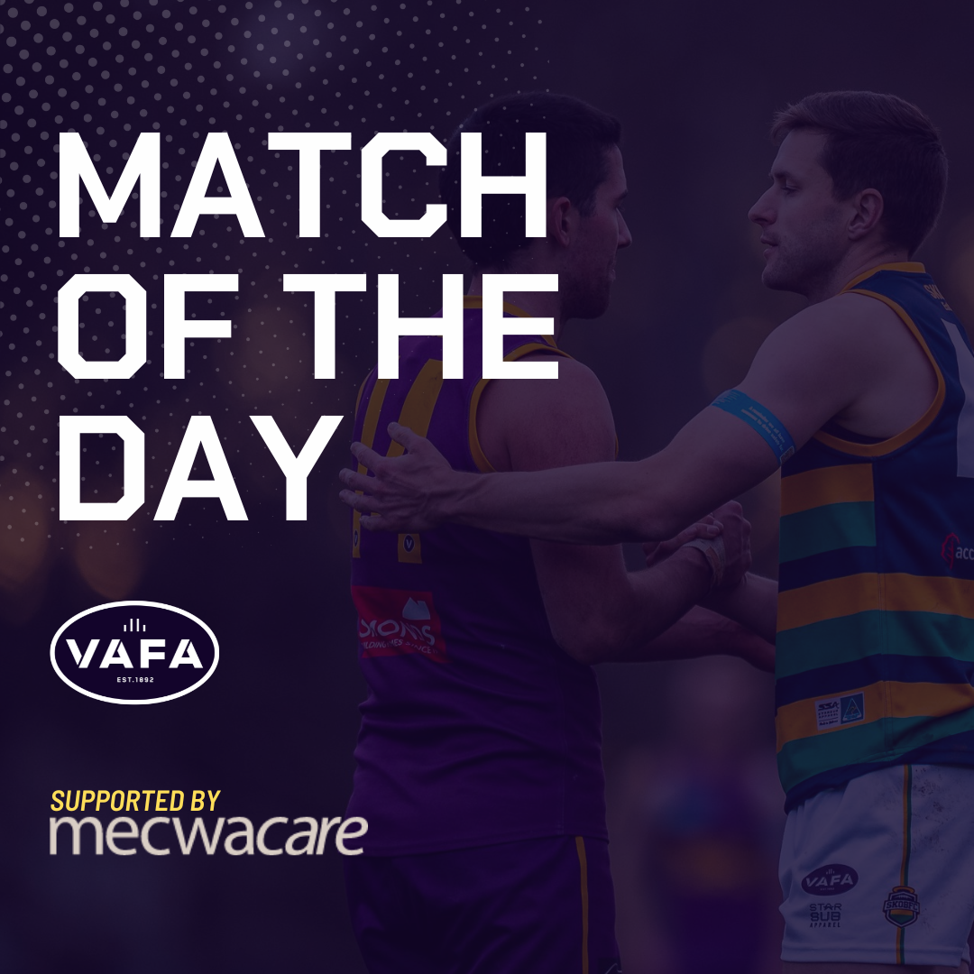 VAFA Match of the Day: Round 8 - Old Scotch def University Blacks