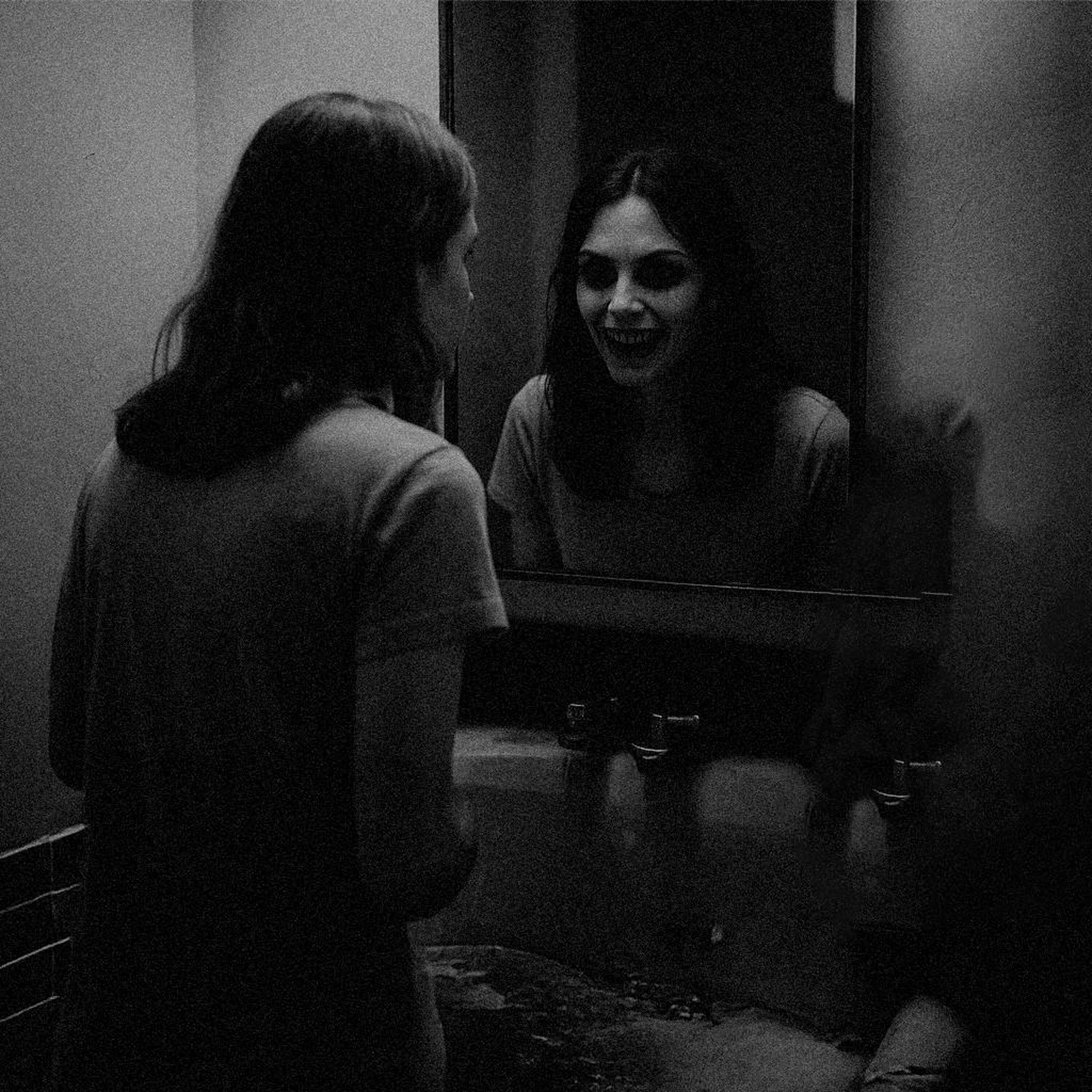 Something macabre appears in my mirror and other paranormal stories.
