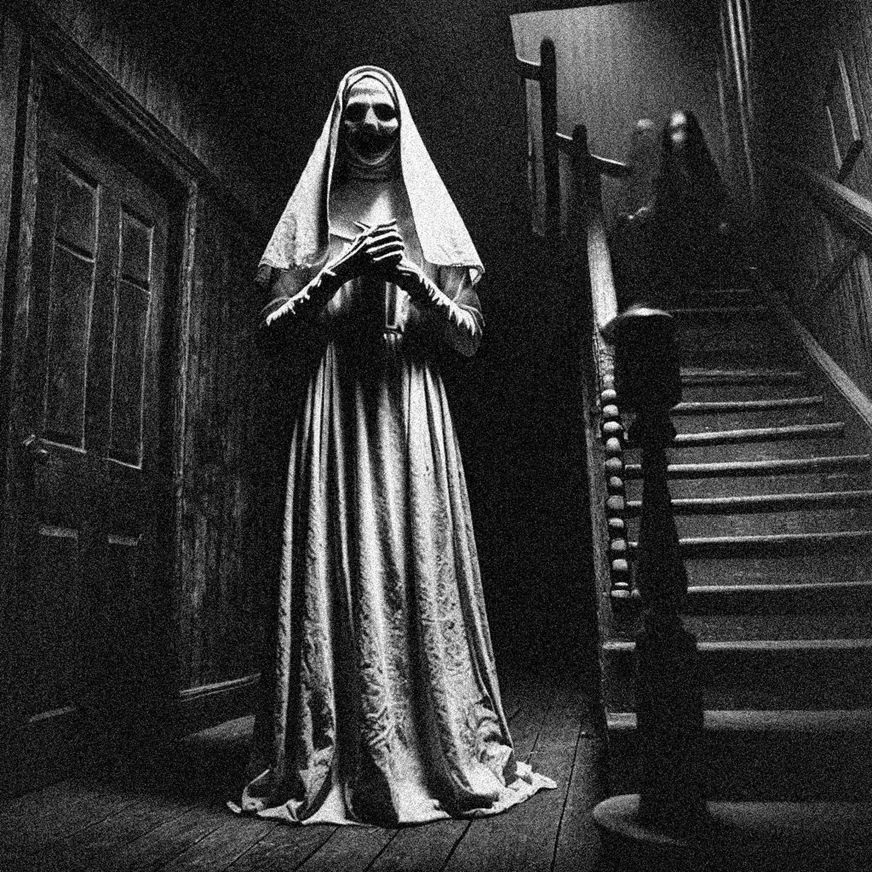 La monja blanca de casa de la abuela (historias de horror)