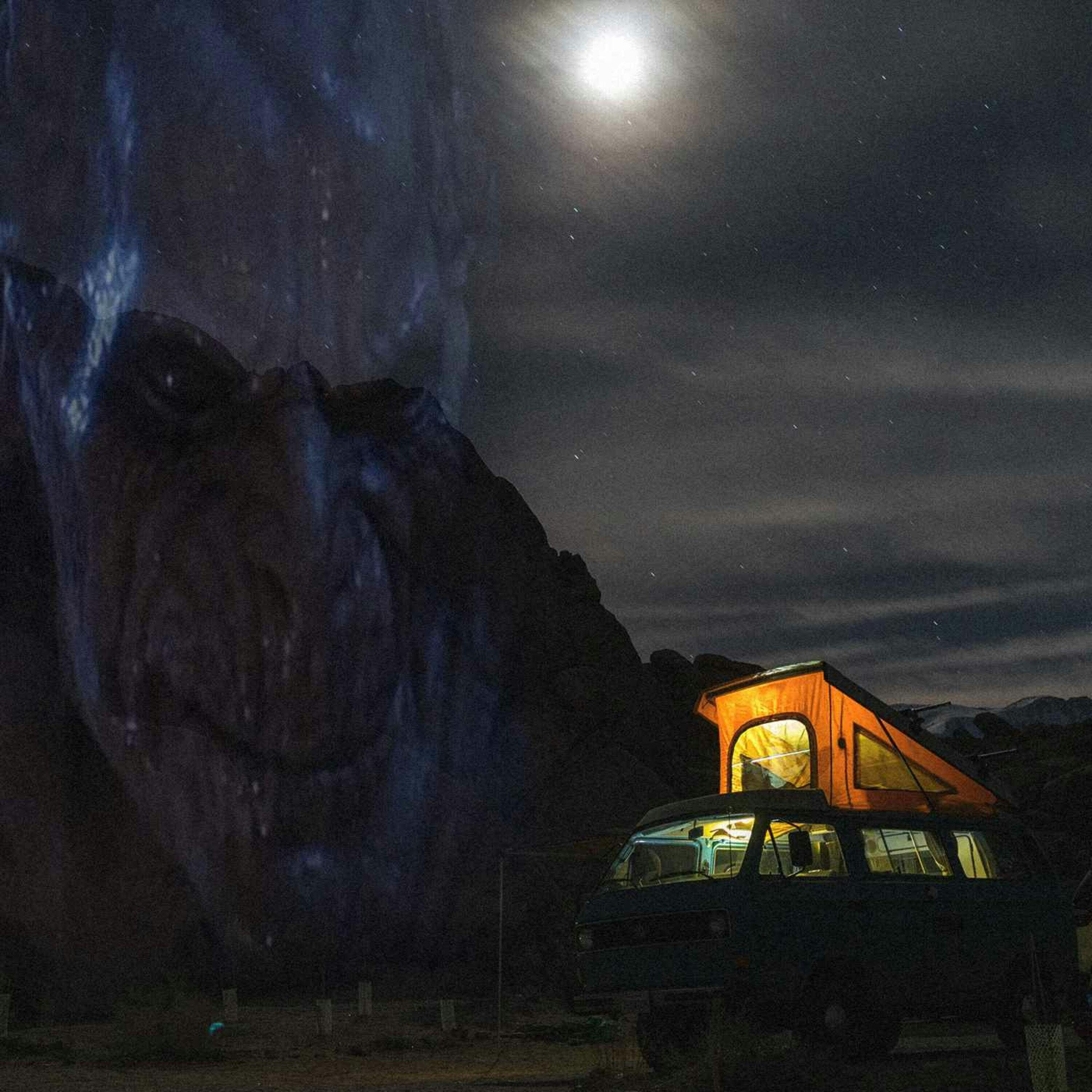 Campamento macabro en la Zona del Silencio