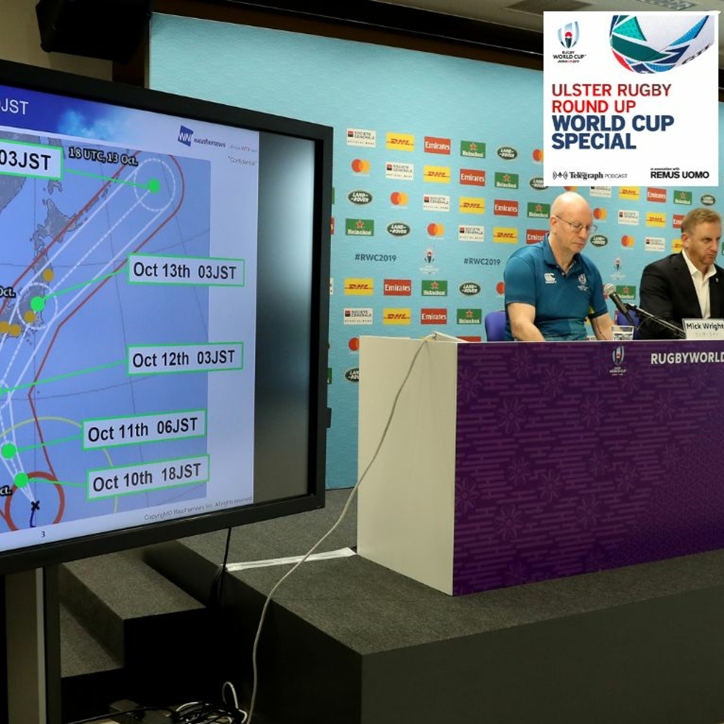 Explaining Typhoon Hagibis chaos at Rugby World Cup & Ulster's mauling at the hands of the Cheetahs