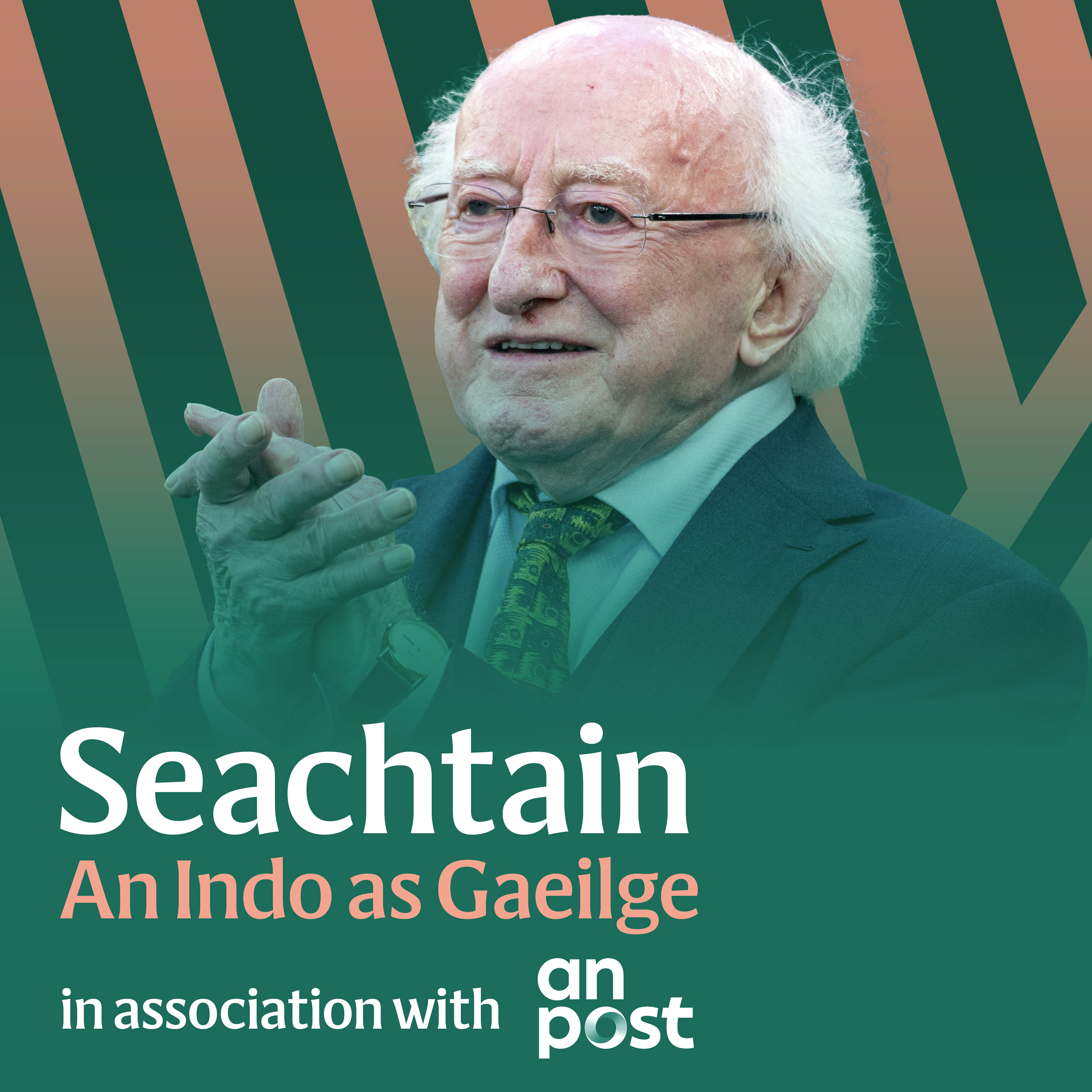 Gaiscí Mhichíl D san Áras and finding his successor