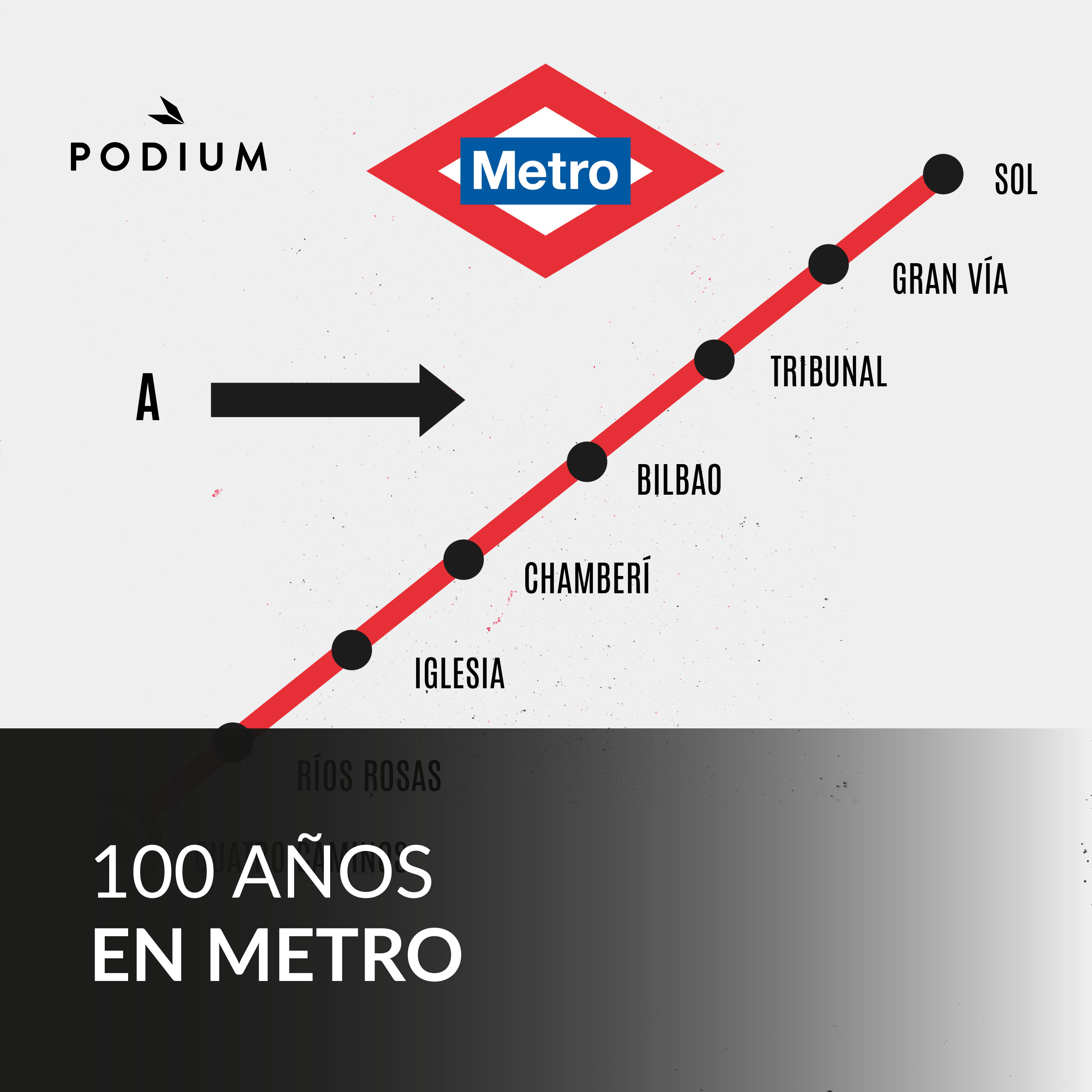 Imagen de 100 años en Metro