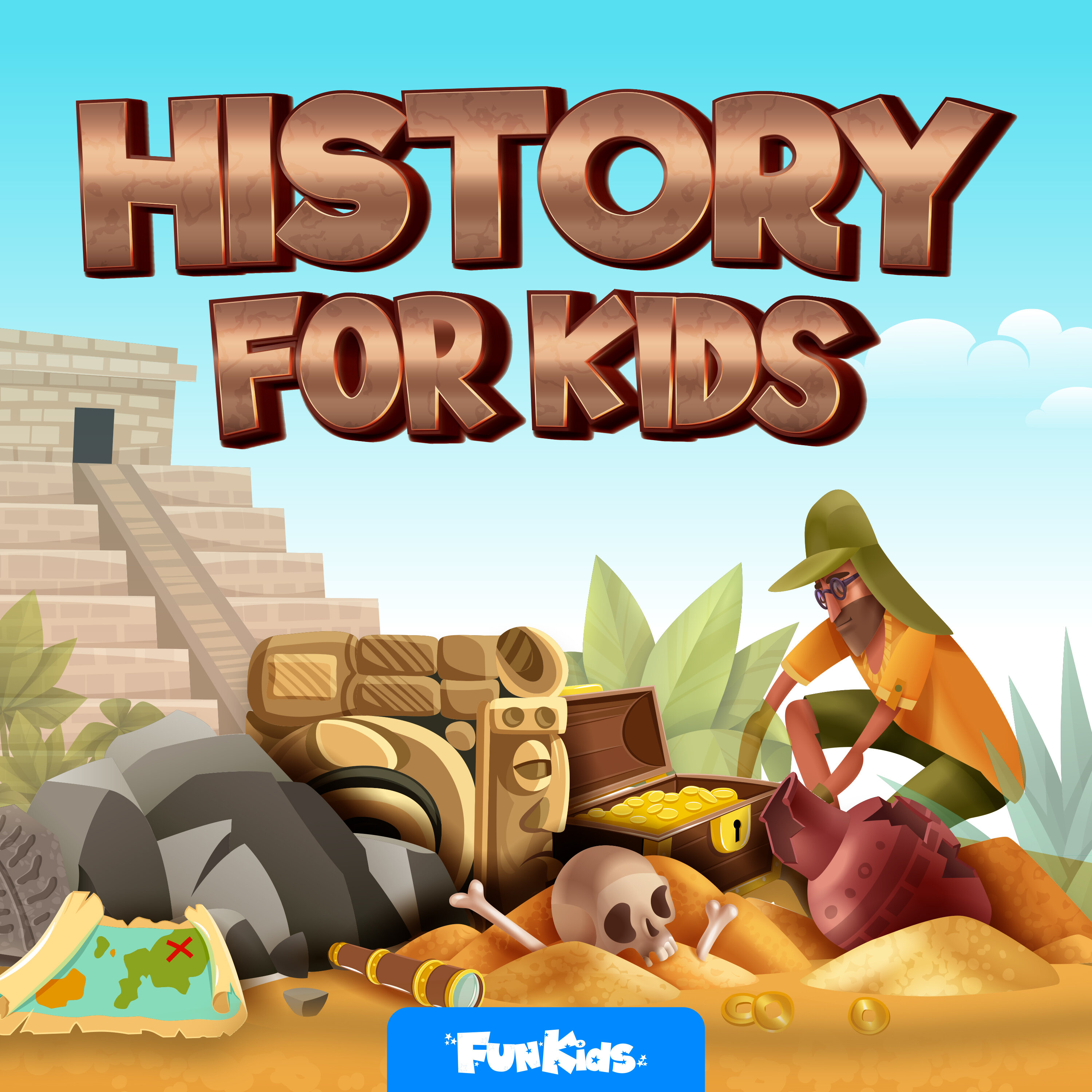 History for Kids podcast tile