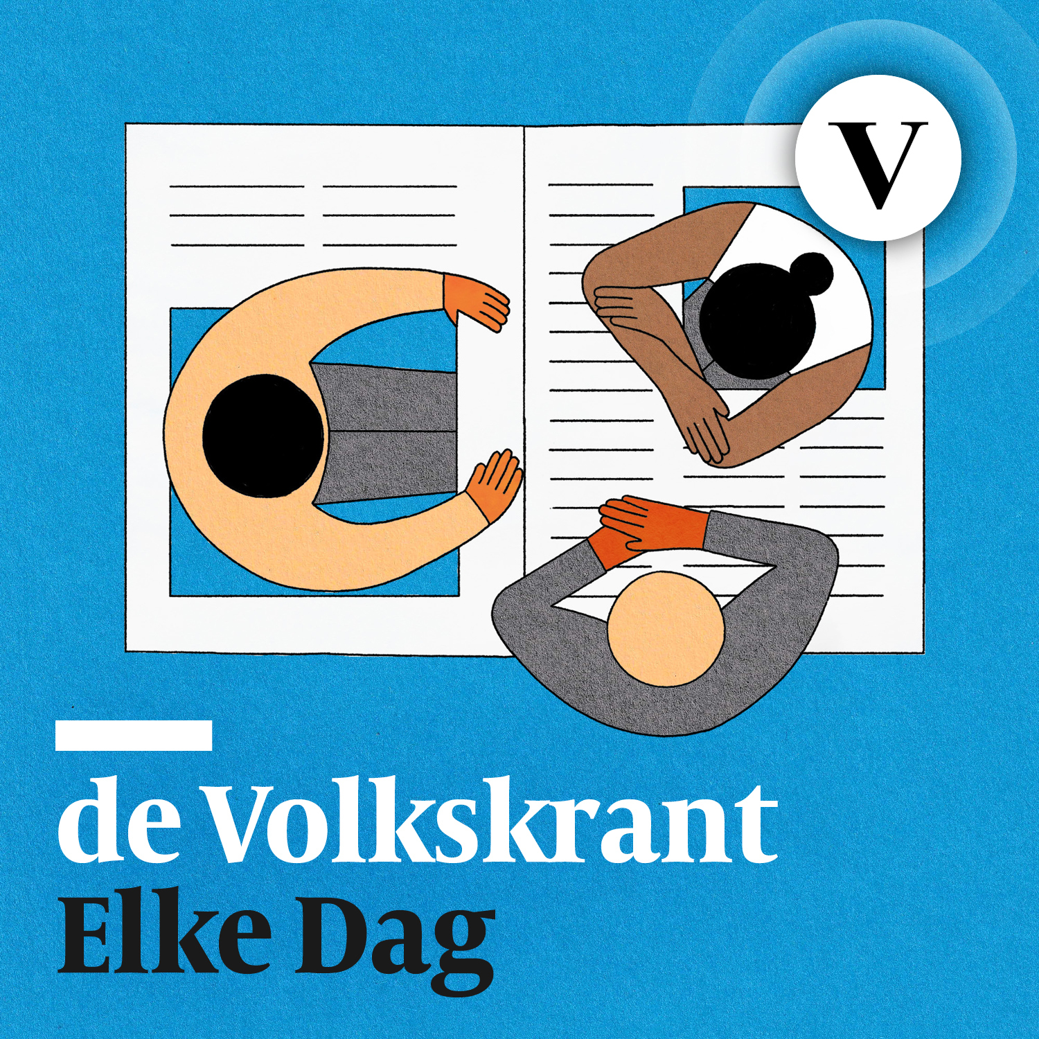 de Volkskrant Elke Dag background