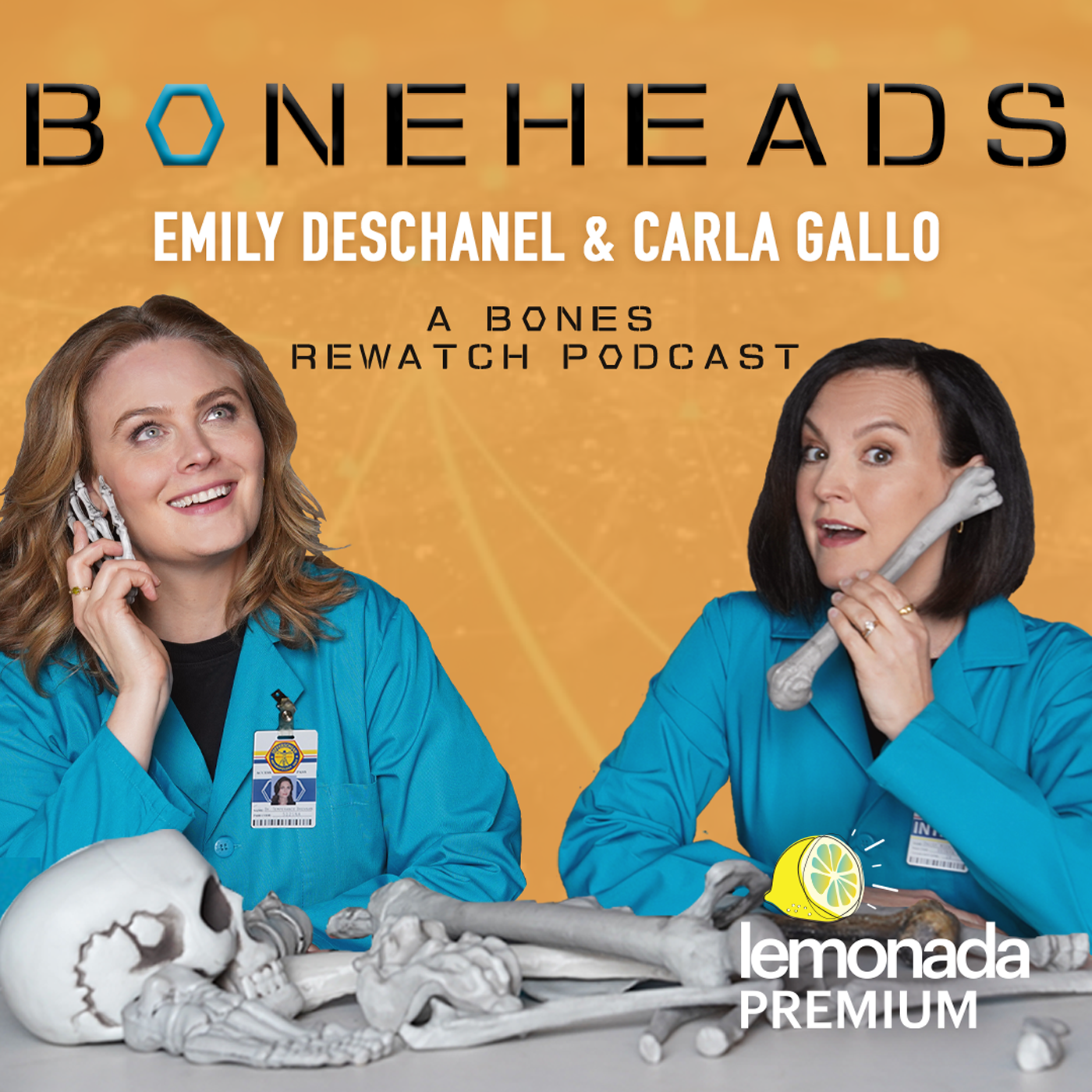 Boneheads with Emily Deschanel & Carla Gallo (Subscriber only) podcast tile