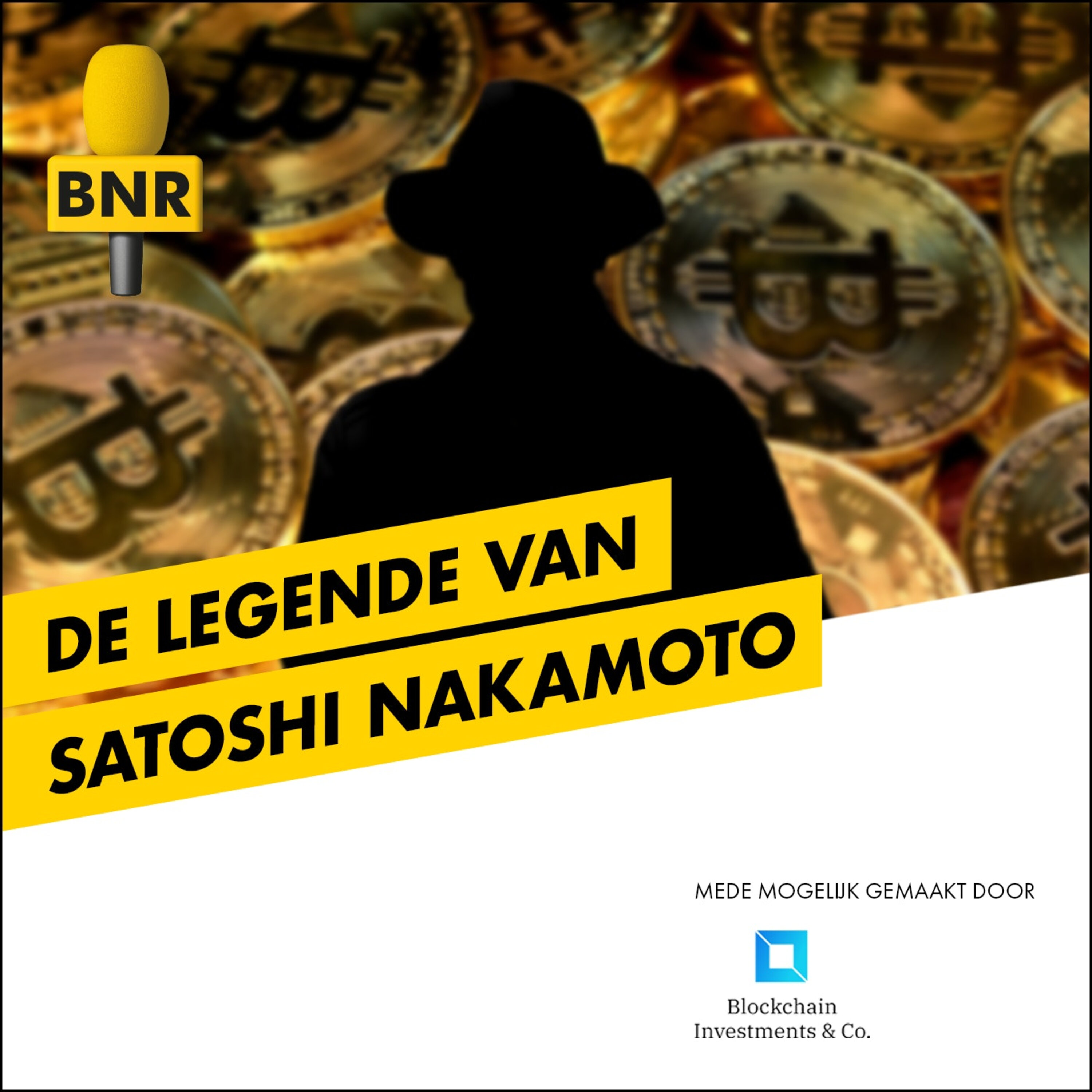 Logo De Legende van Satoshi Nakamoto | BNR