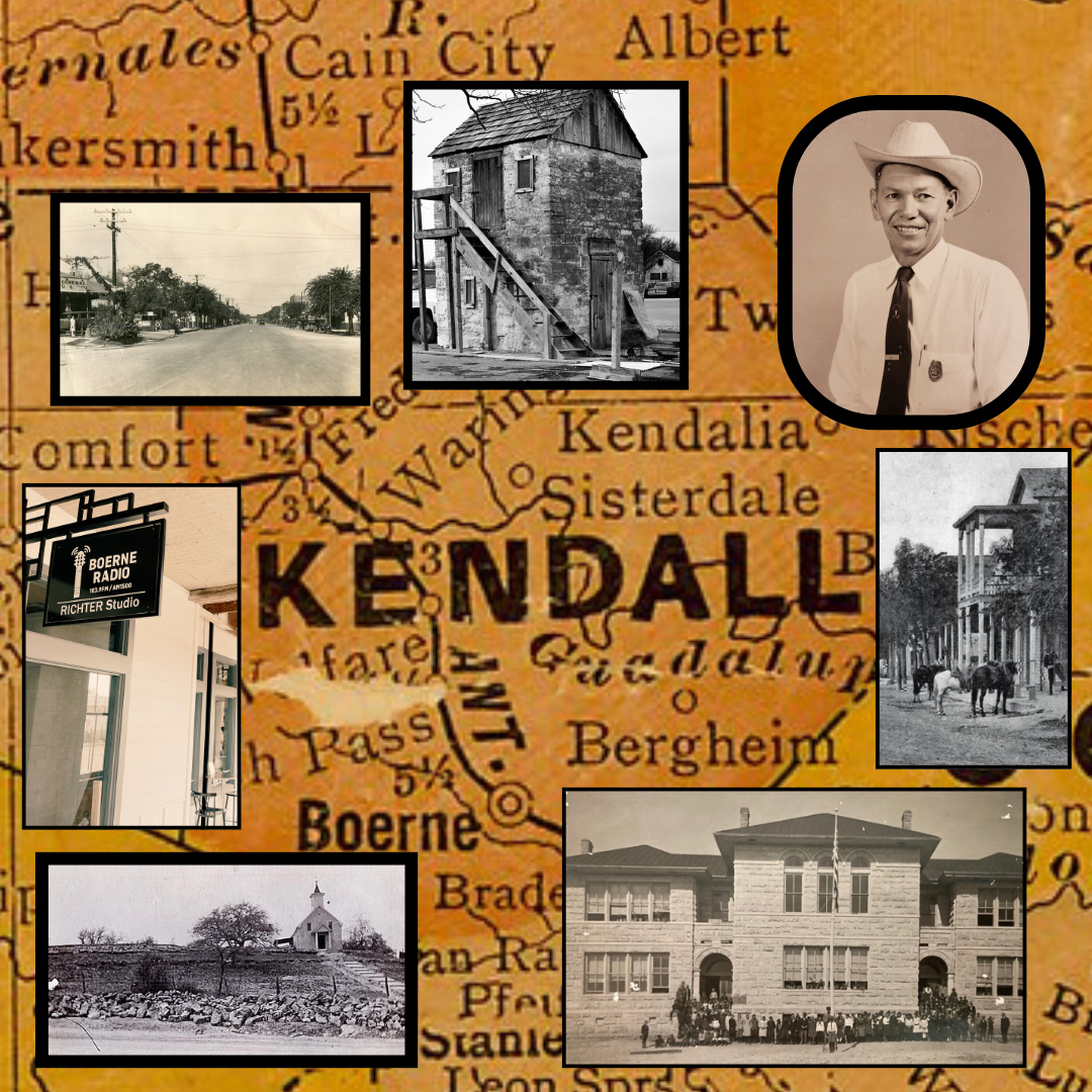 Boerne Radio's Boerne Texas History podcast artwork