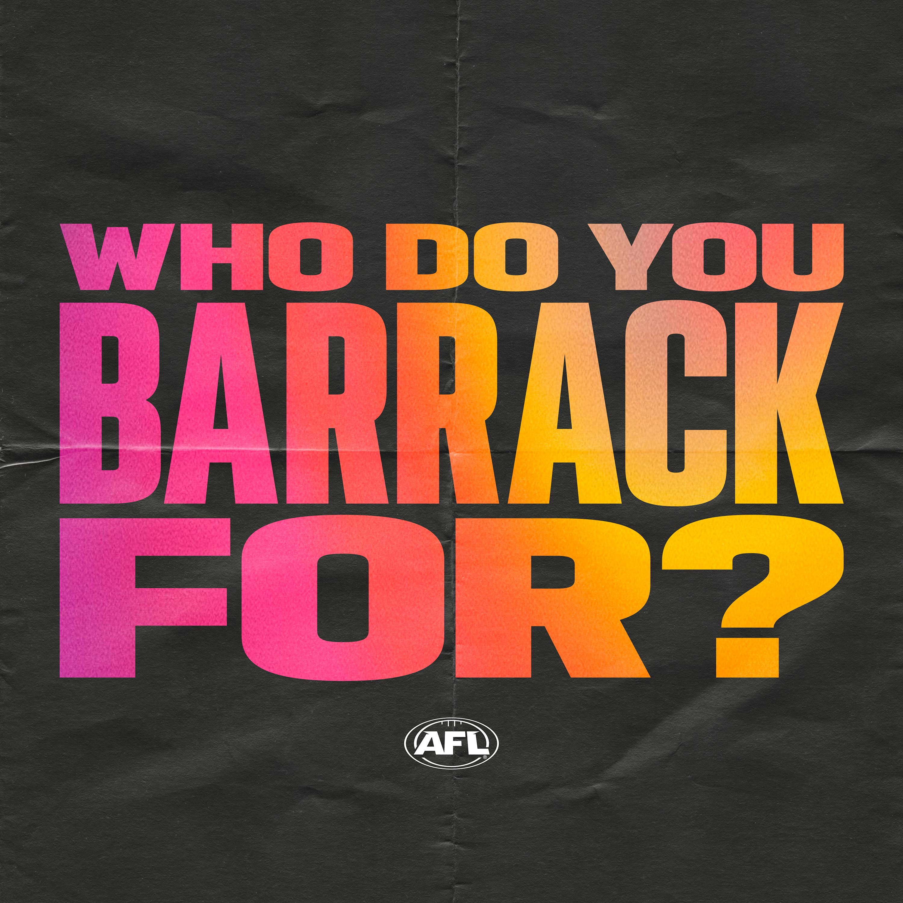 Who Do You Barrack For?