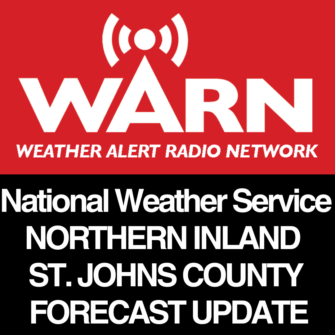 National Weather Service - NORTHERN INLAND ST JOHNS COUNTY FLORIDA FORECAST - by WARN