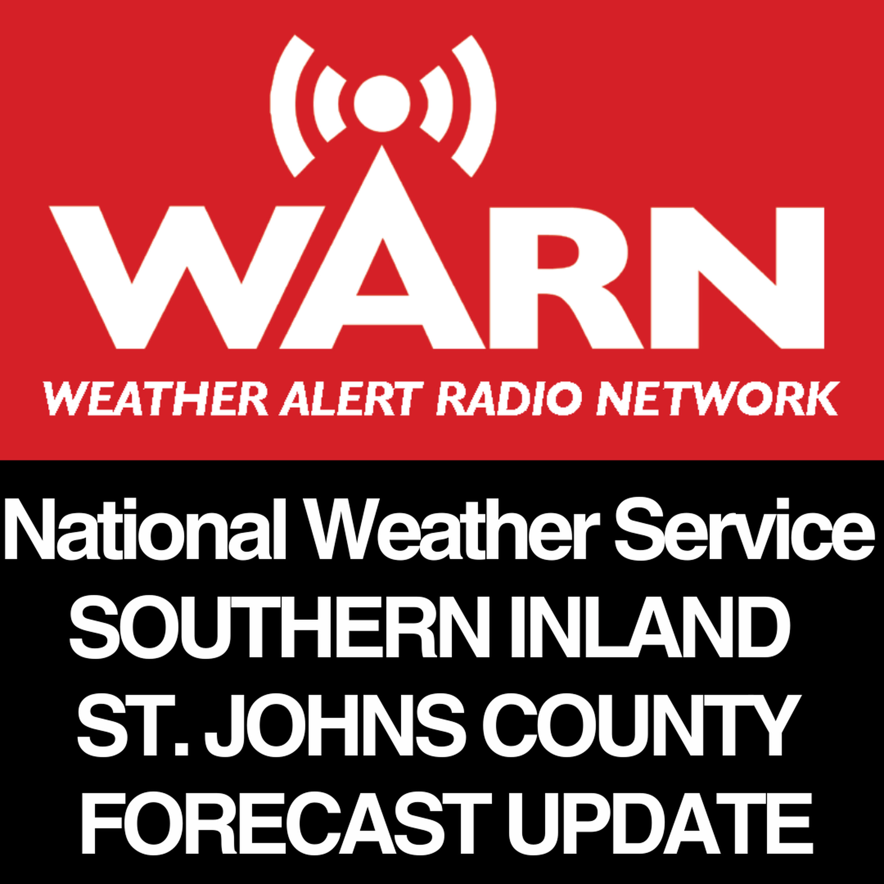 National Weather Service - SOUTHERN INLAND ST JOHNS COUNTY FLORIDA FORECAST - by WARN