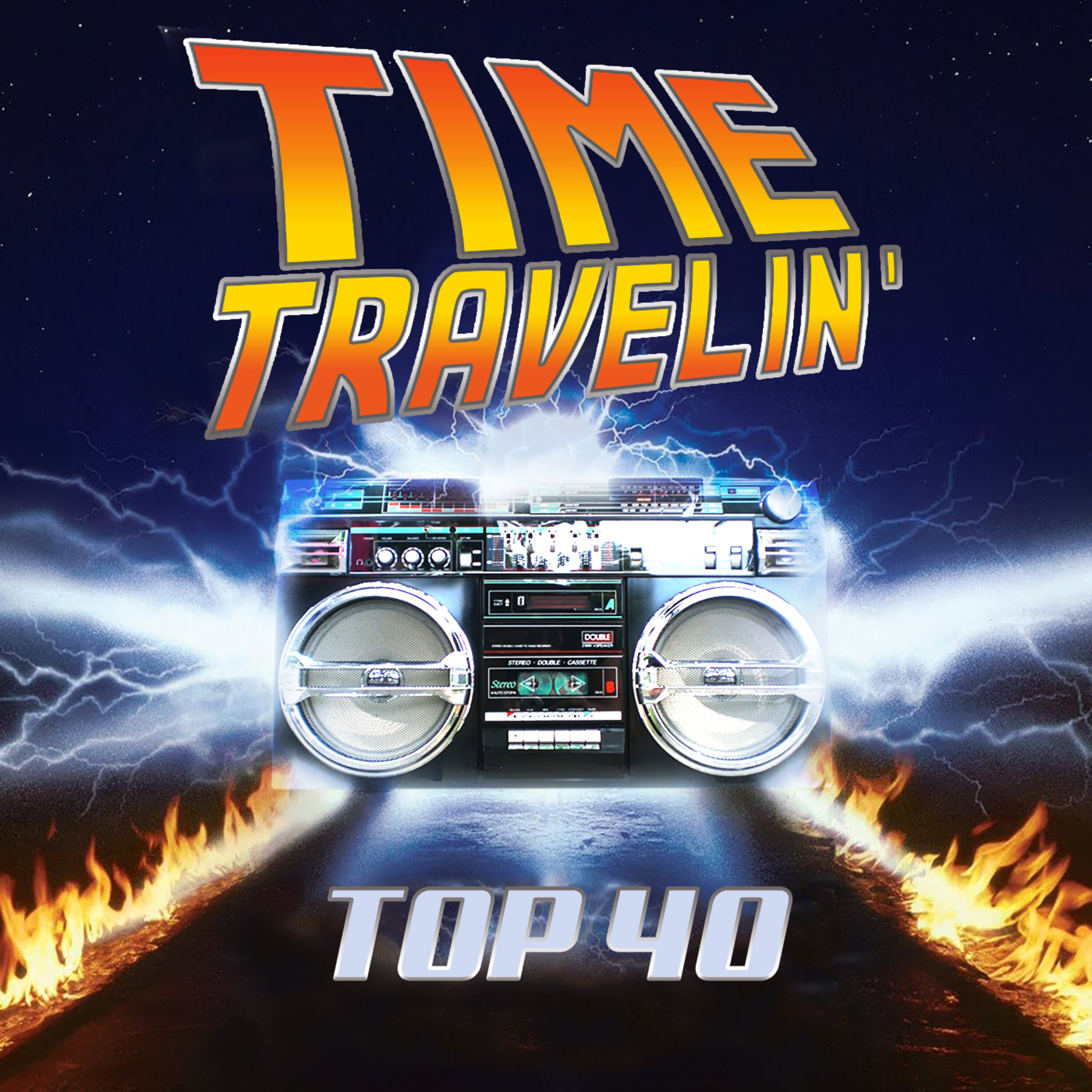 Logo of the podcast Time Travelin' Top 40 Podcast Time Travelin' Top 40