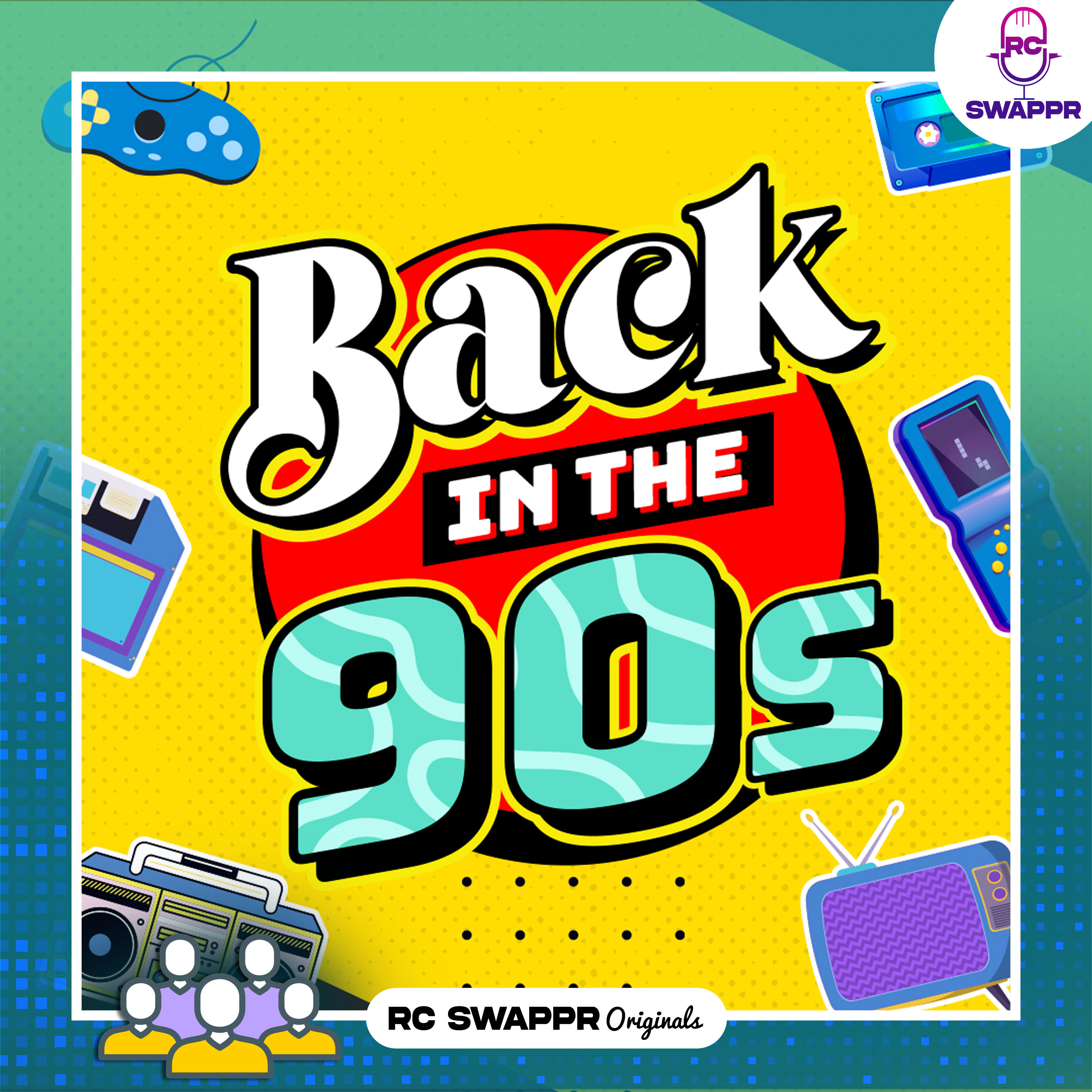 Back in the 90s podcast artwork