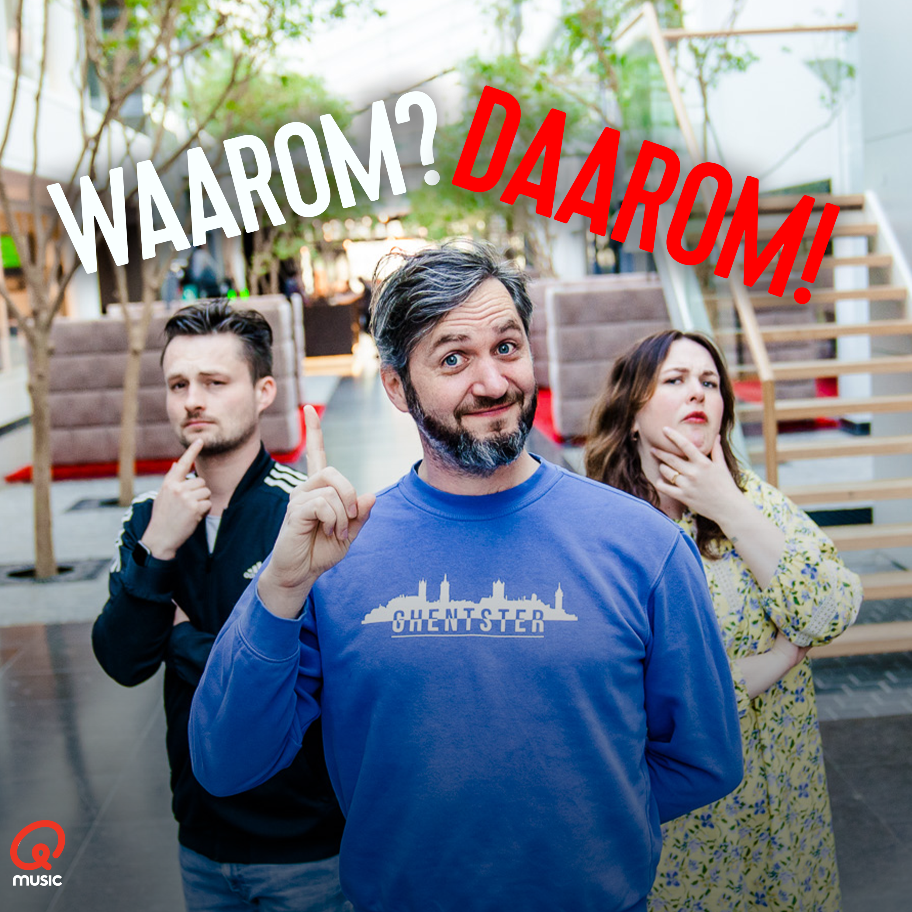 Waarom? Daarom! logo