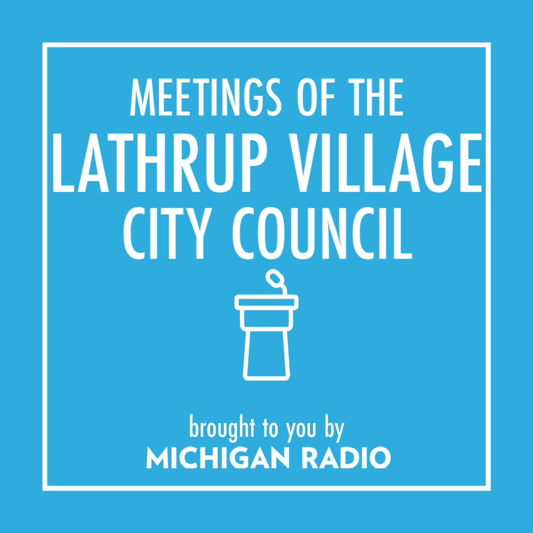 Lathrup Village City Council Meetings Podcast