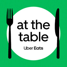 at the table