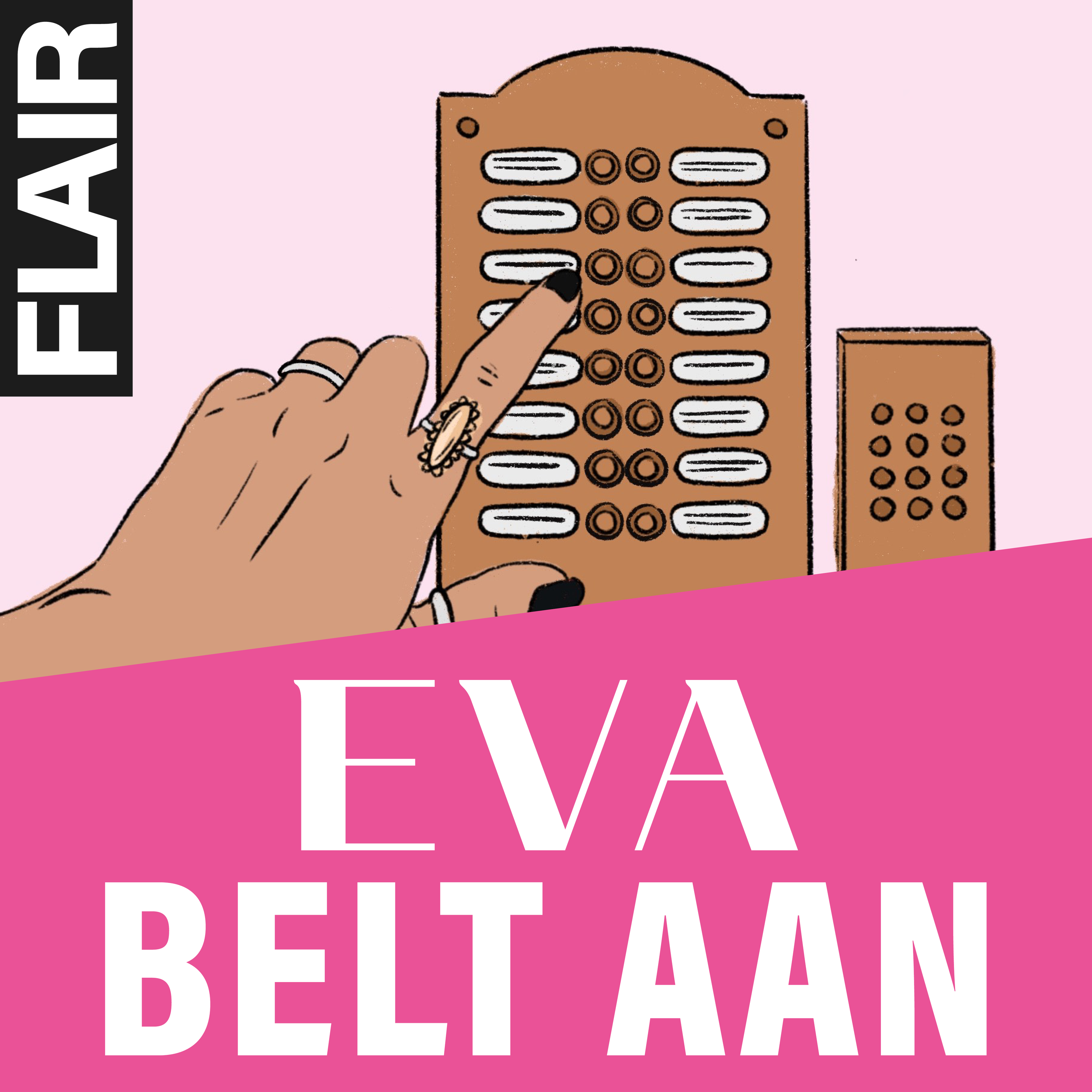 Eva belt aan
