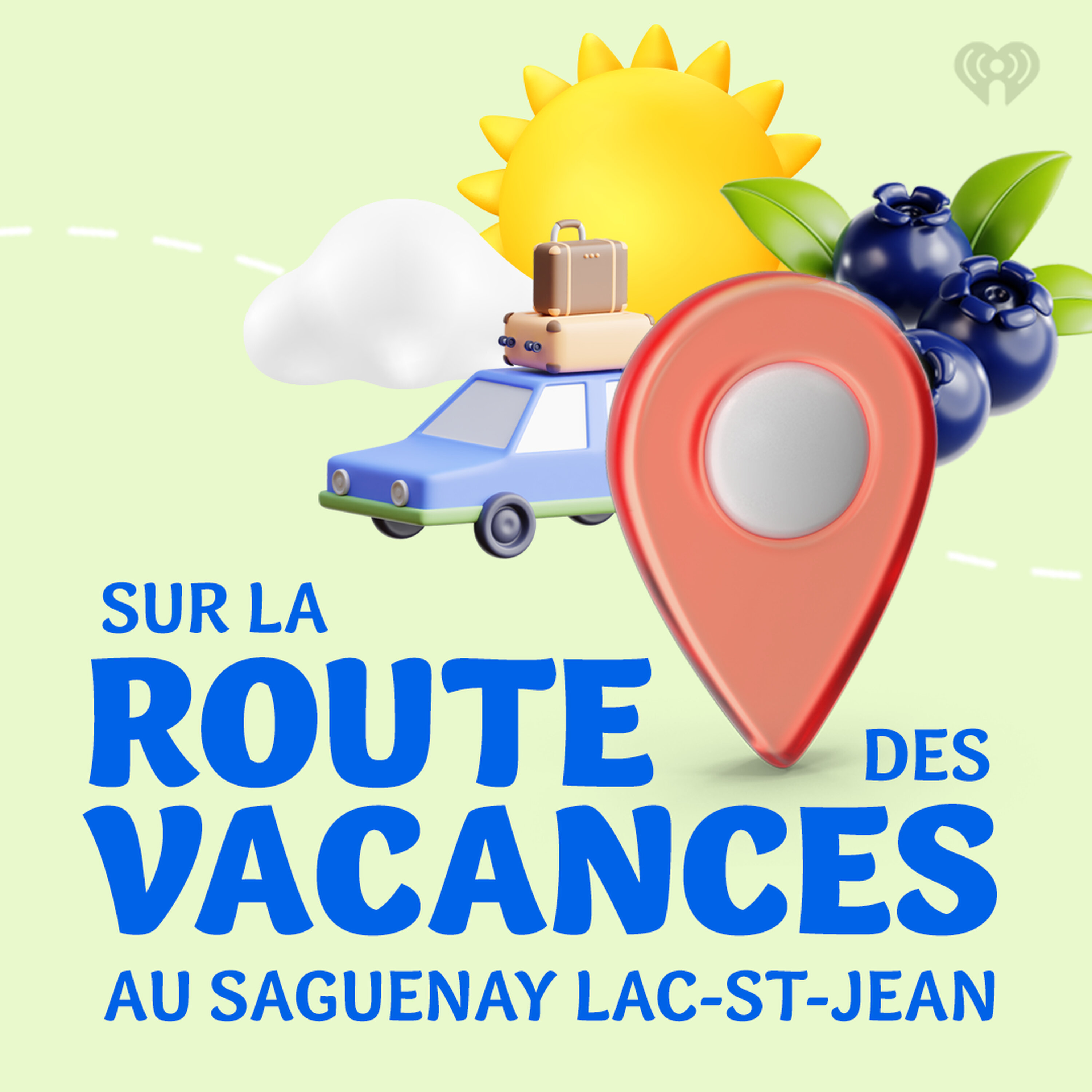 Illustration du podcast Sur la route des vacances au Saguenay Lac-St-Jean