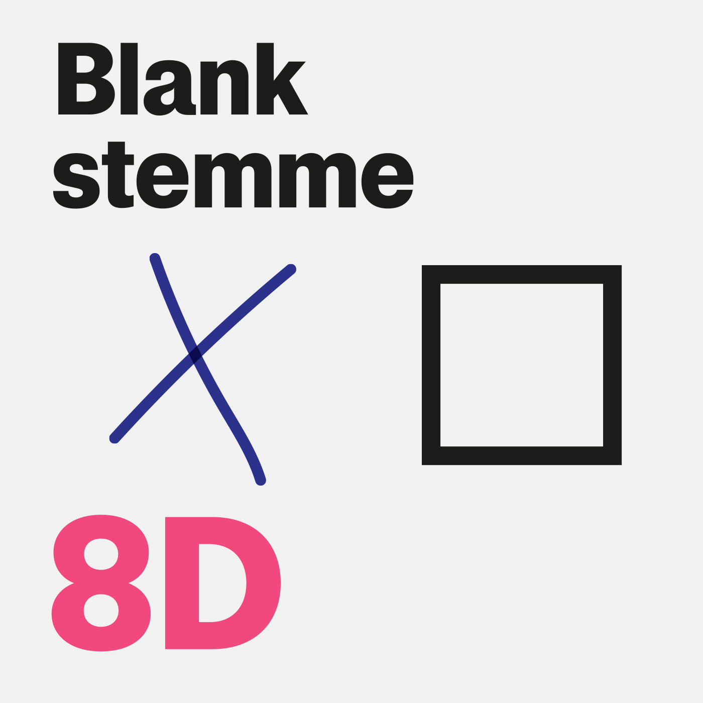 Blanke stemmer tæller ikke