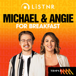 Michael & Angie with Leah for Breakfast - Triple M