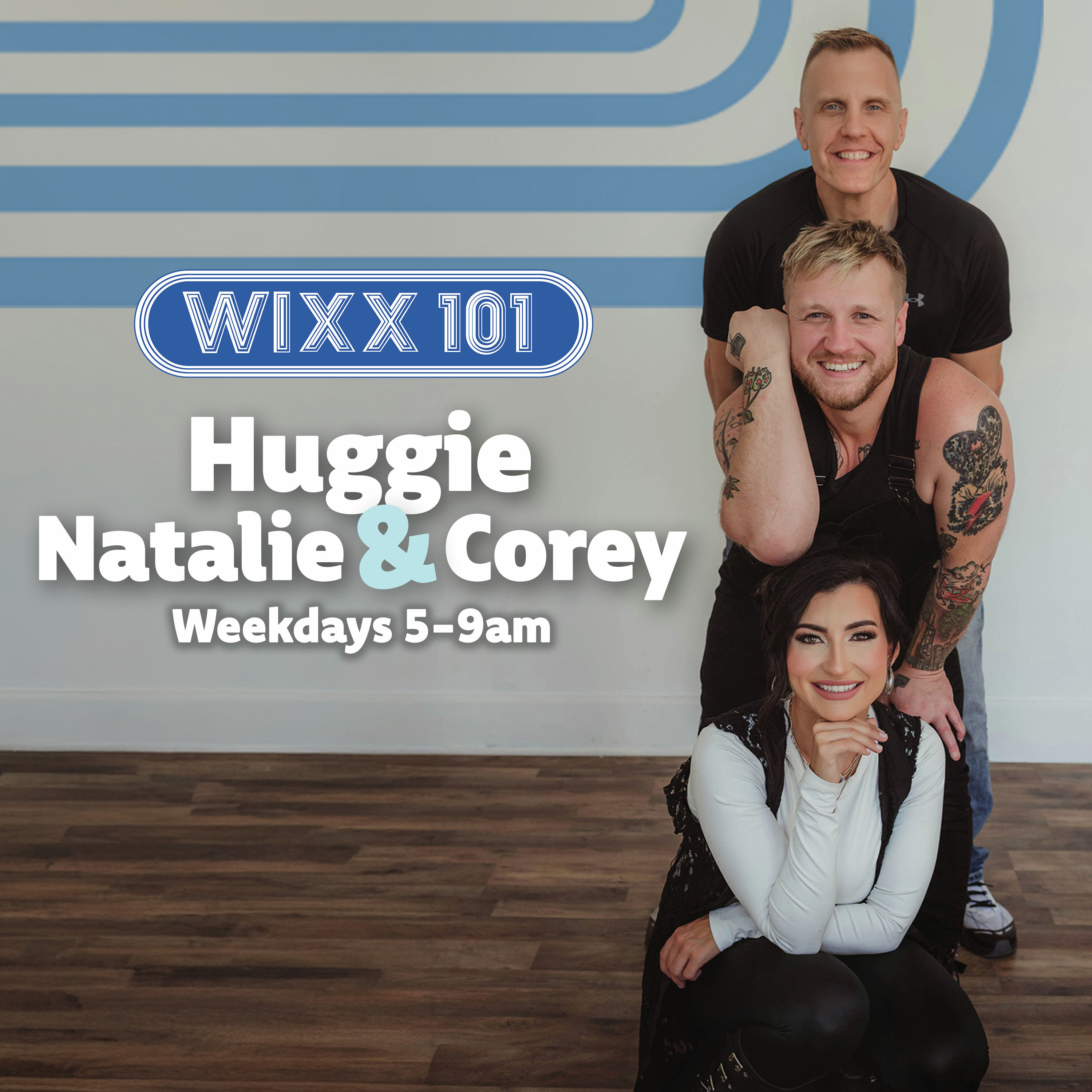 Huggie, Natalie and Corey