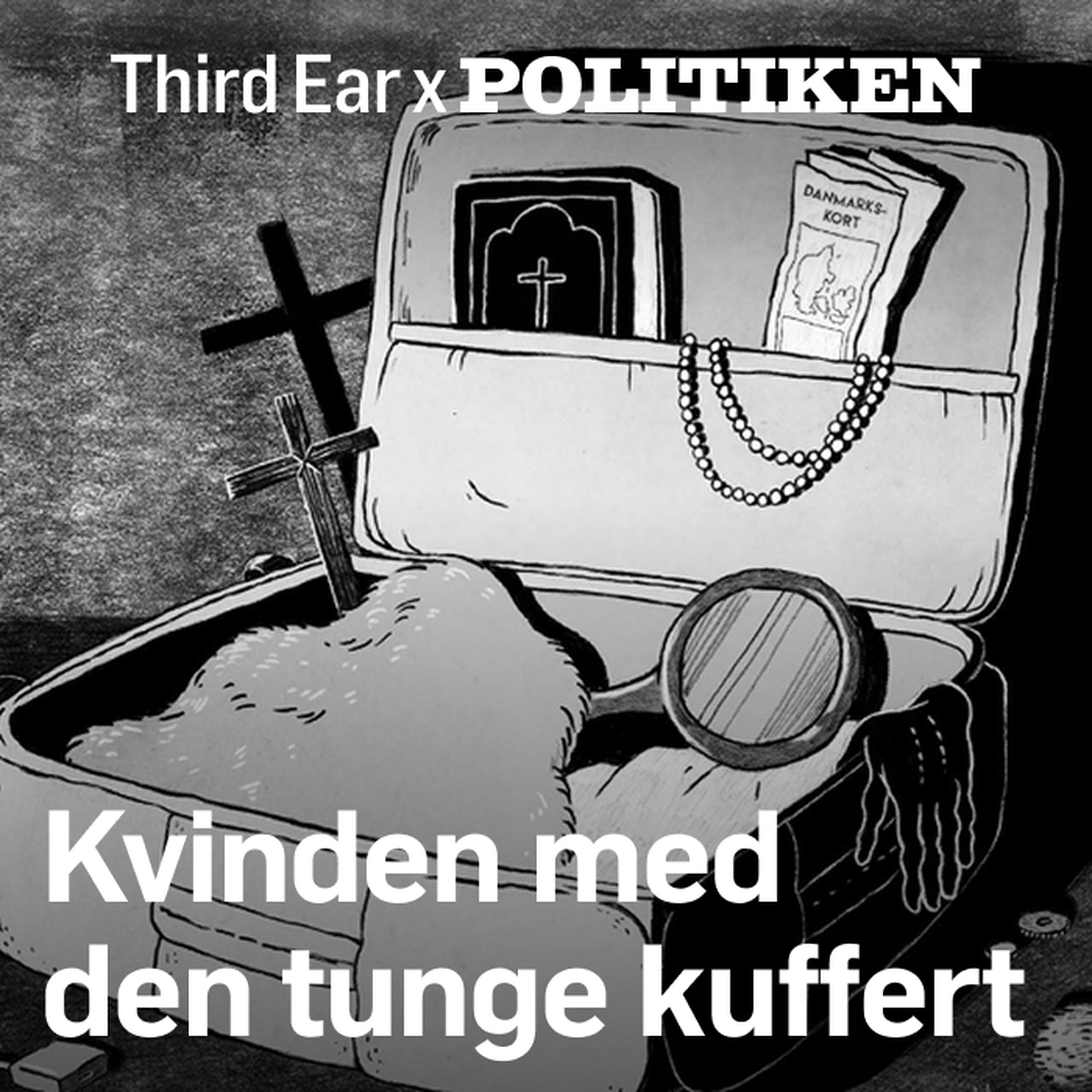 Kvinden med den tunge kuffert cover