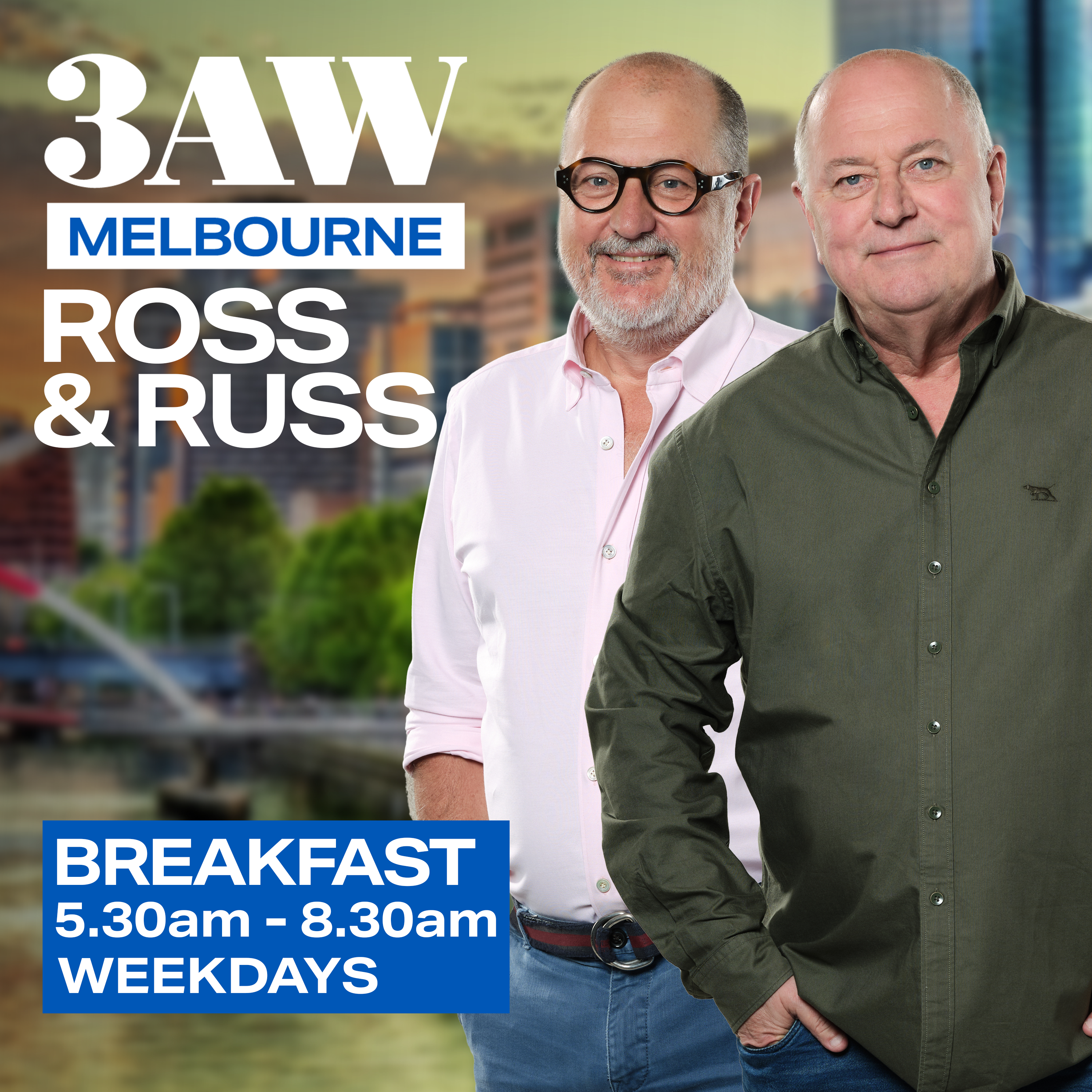 3AW Breakfast with Ross and Russel