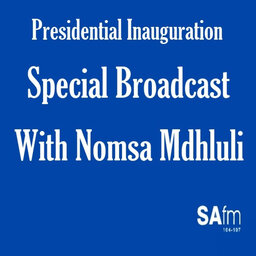 Presidential inauguration with Nomsa Mdhluli