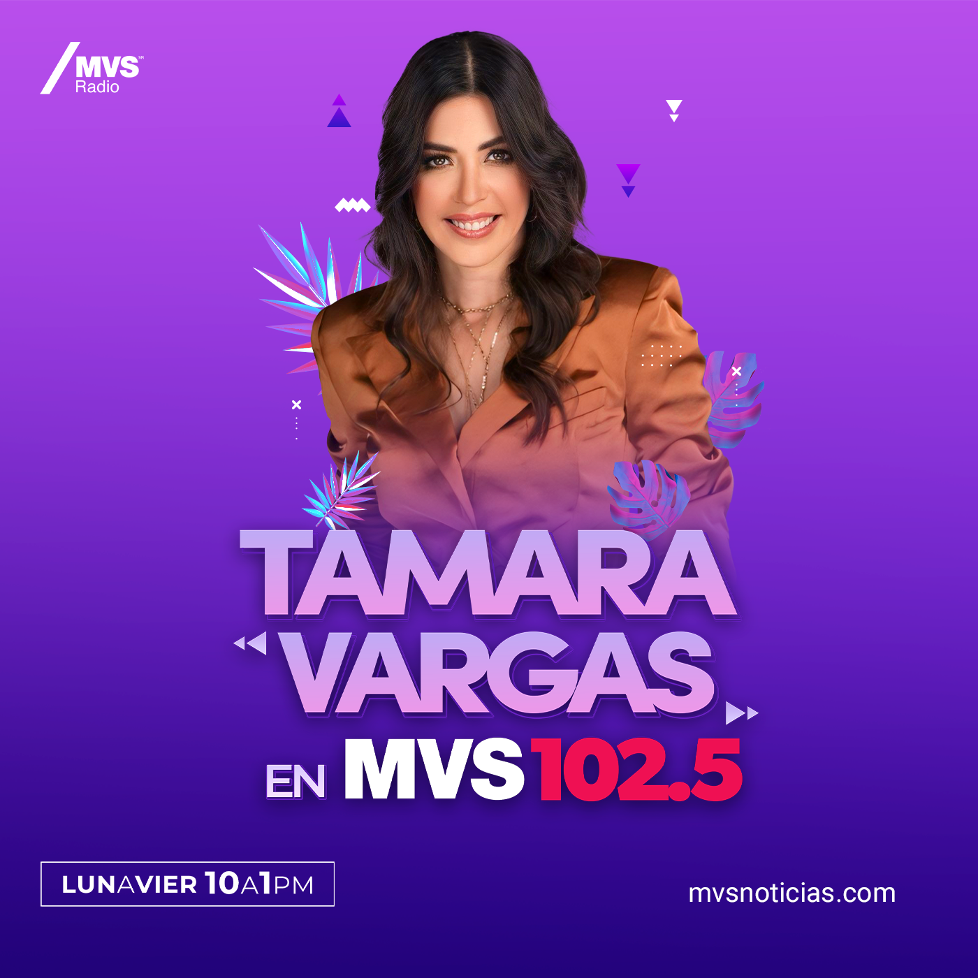 Tamara Vargas en MVS 102.5