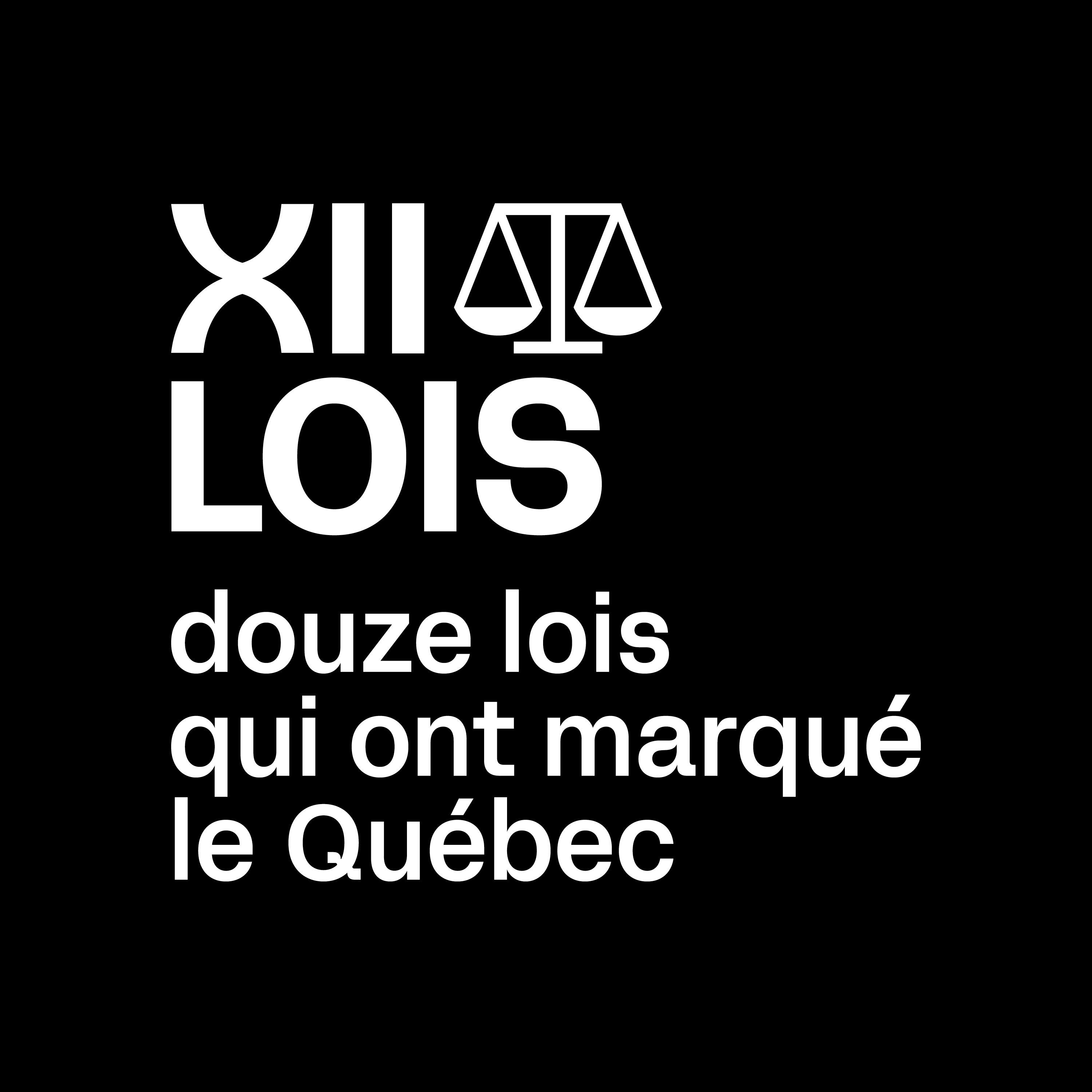 Douze lois qui ont marqué le Québec