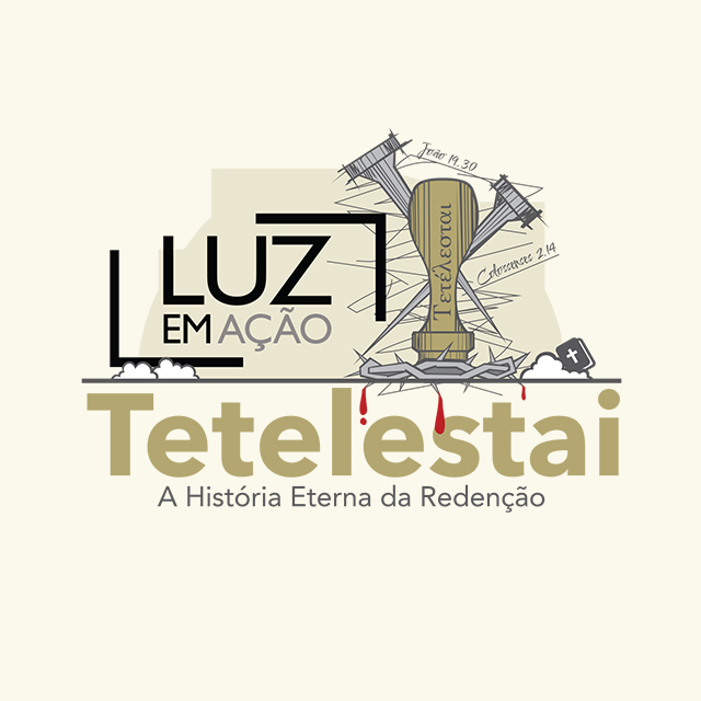 Logo do programa Tetelestai - Conheça a Jornada Eterna da Redenção